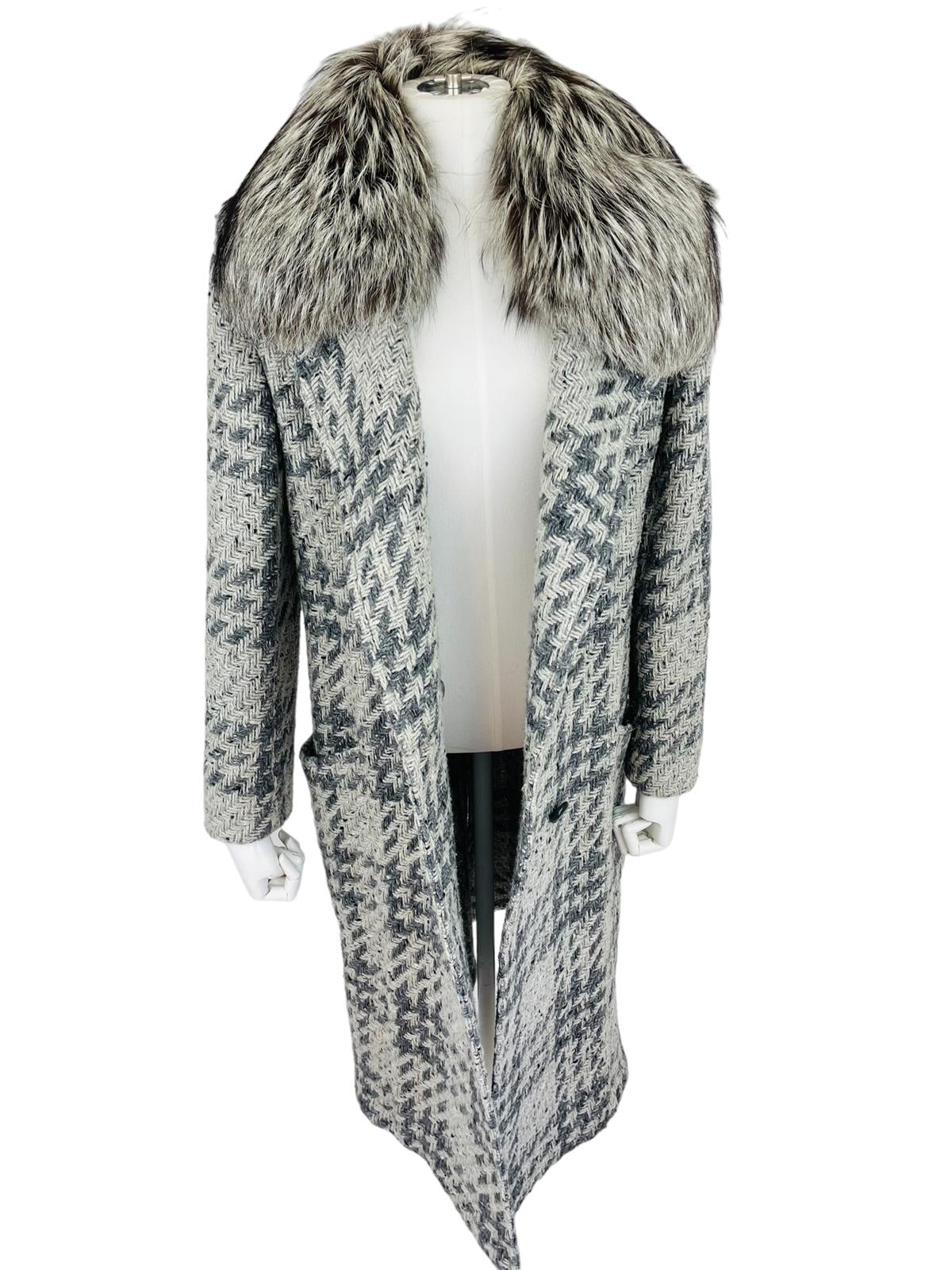  WOOL&FUR COAT