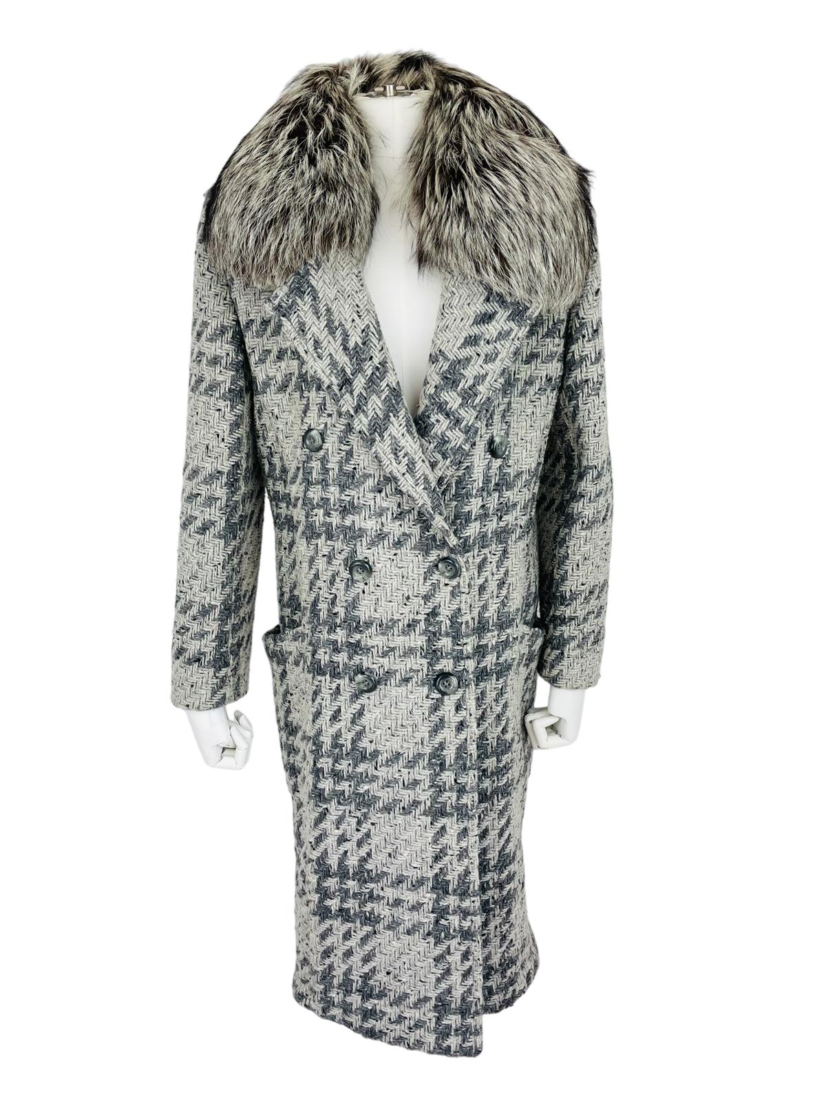  WOOL&FUR COAT