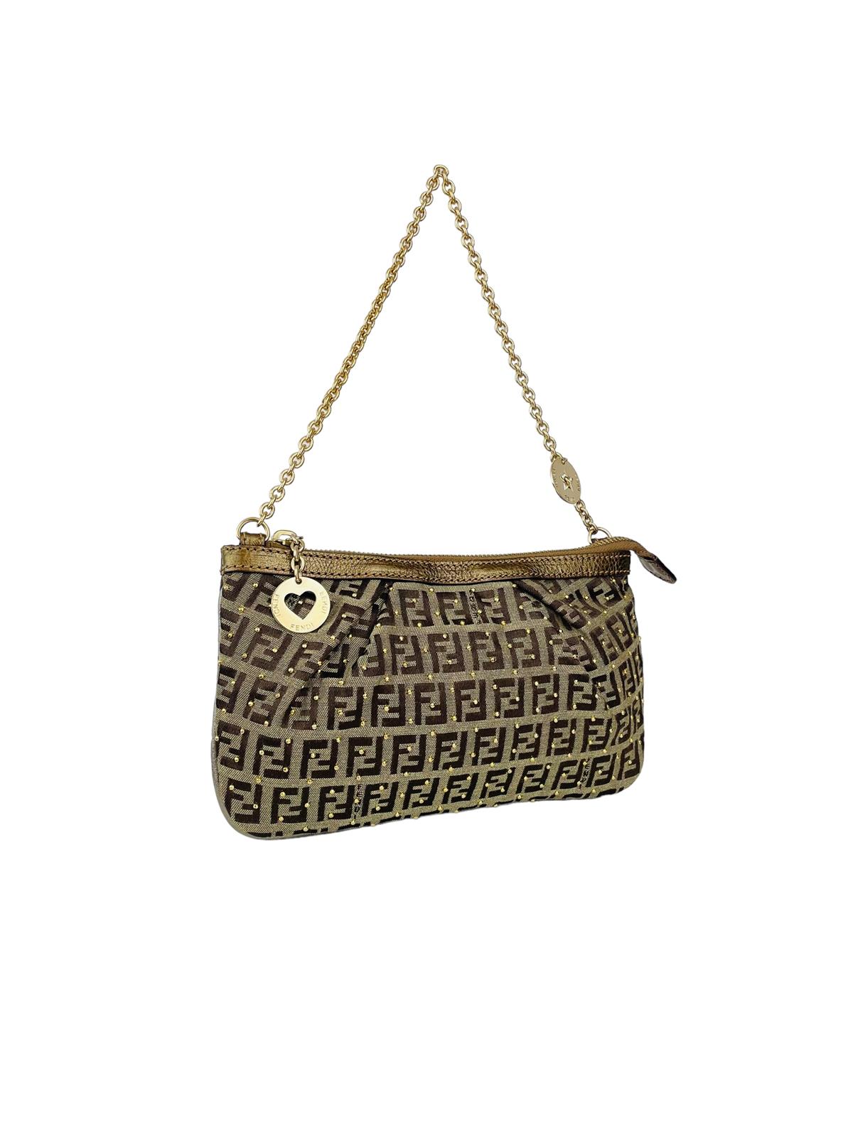  ZUCCHINO STUDDED CHAIN POCHETTE