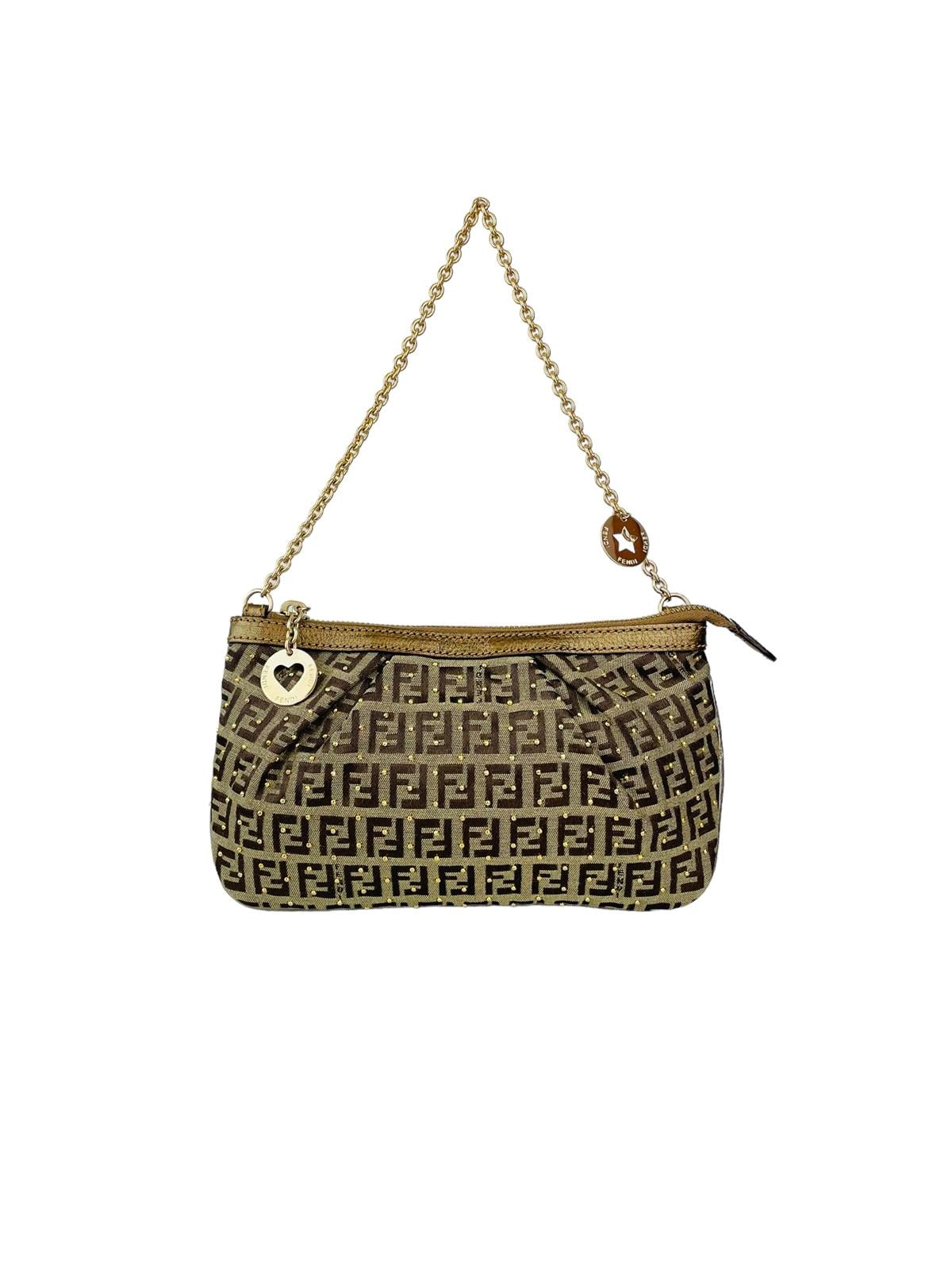  ZUCCHINO STUDDED CHAIN POCHETTE