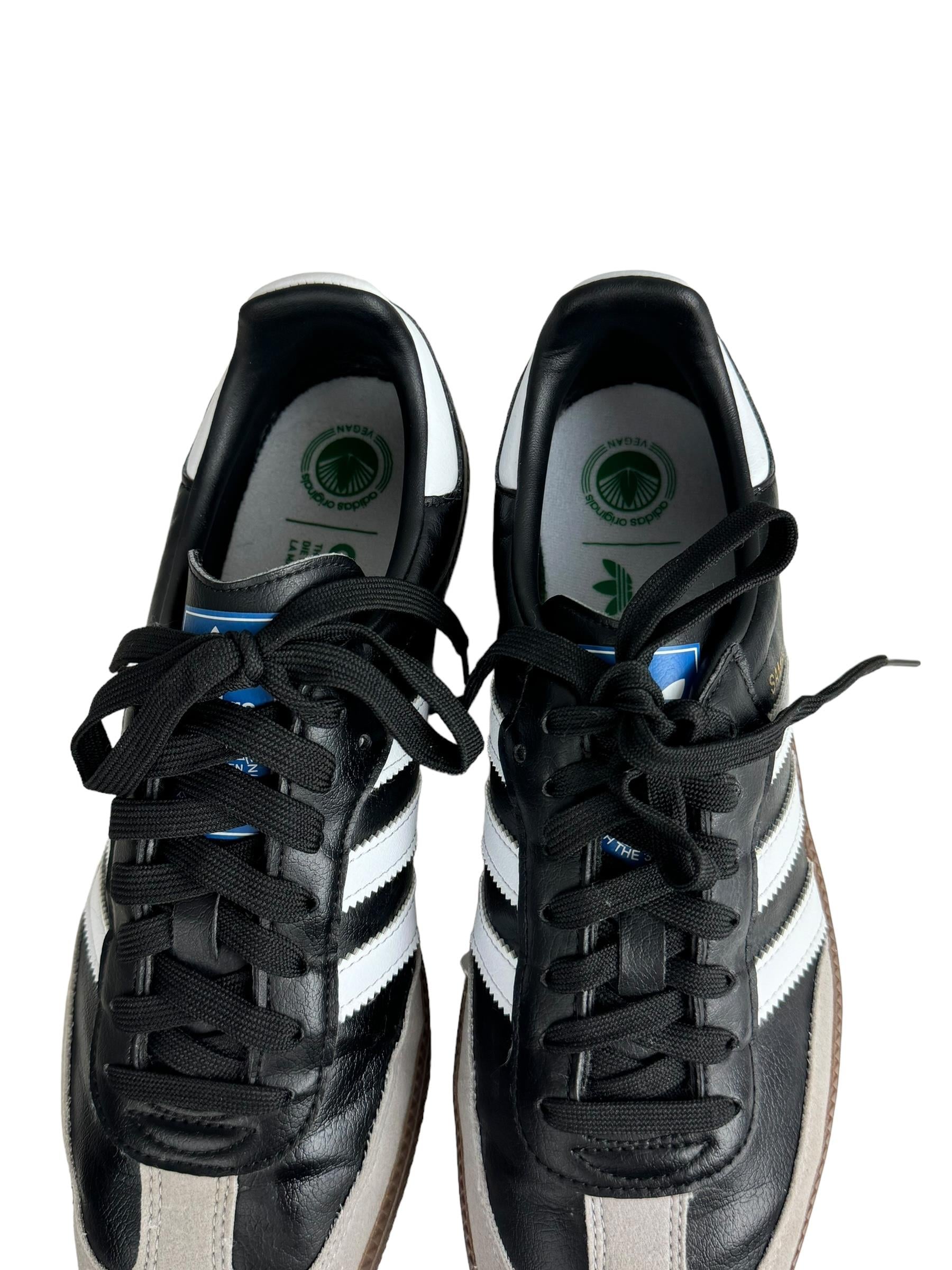 ADIDAS BLACK SAMBA SNEAKERS