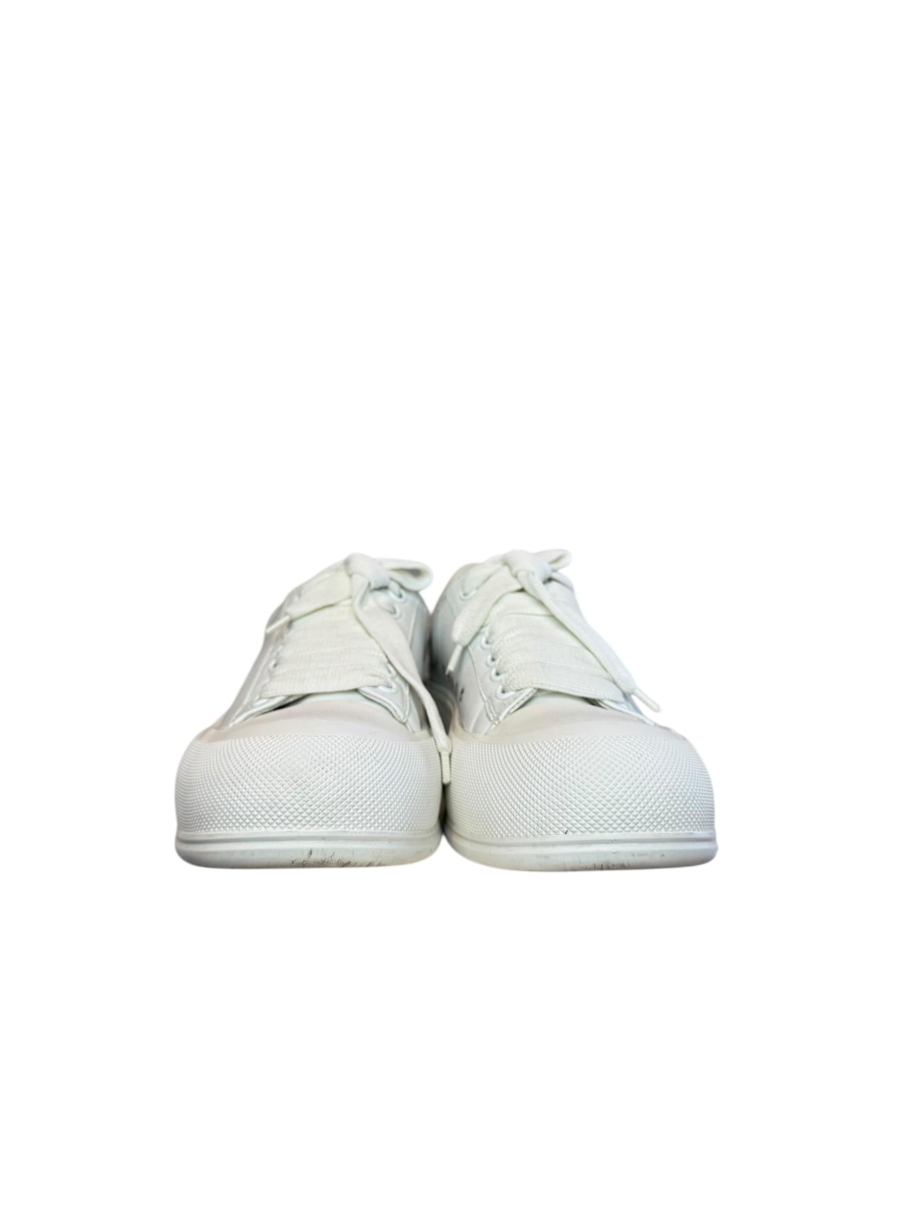 ALEXANDER MCQUEEN DECK PLIMSOLL SNEAKERS