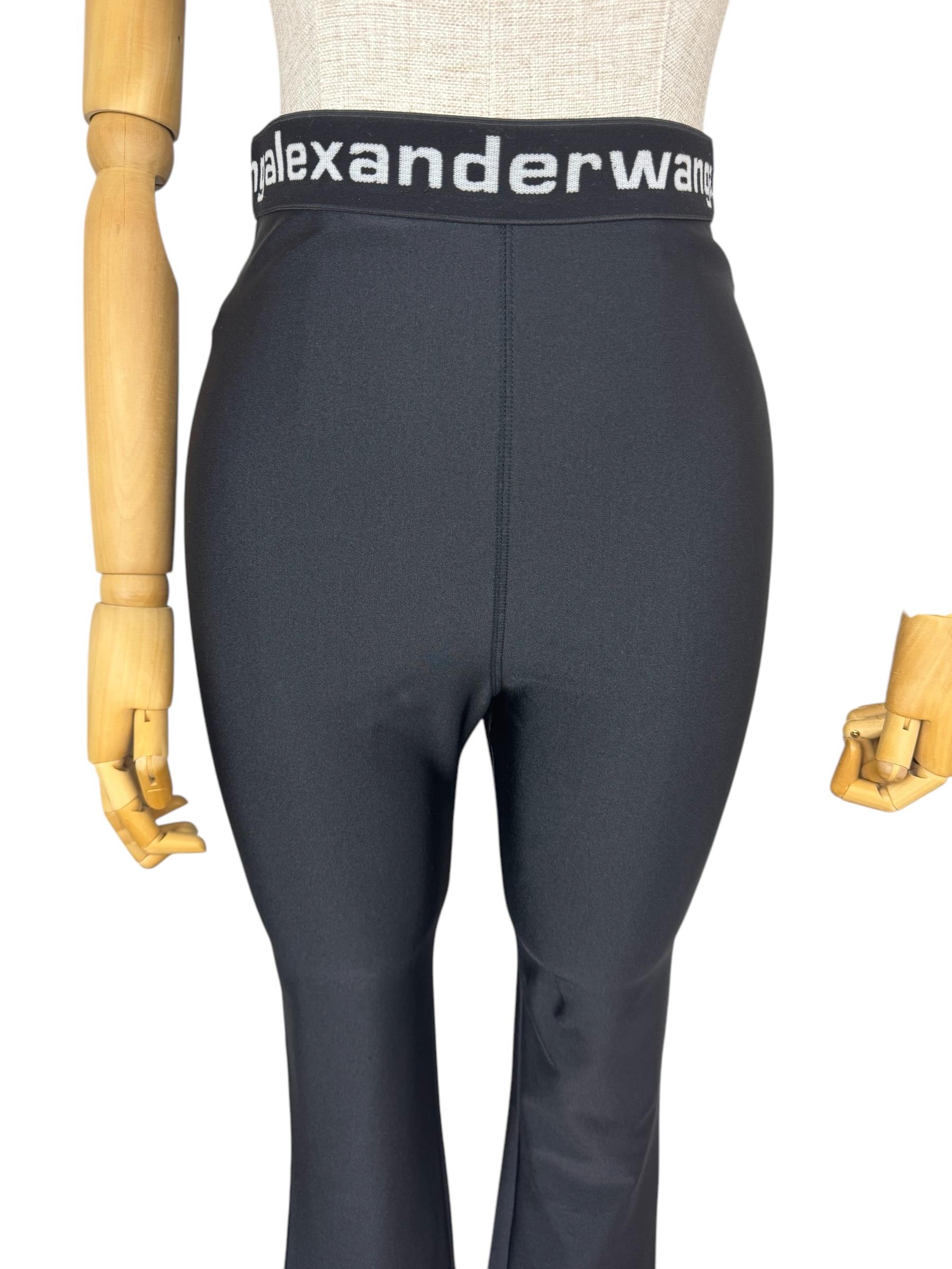 ALEXANDER WANG BLACK LACE LEGGINGS 