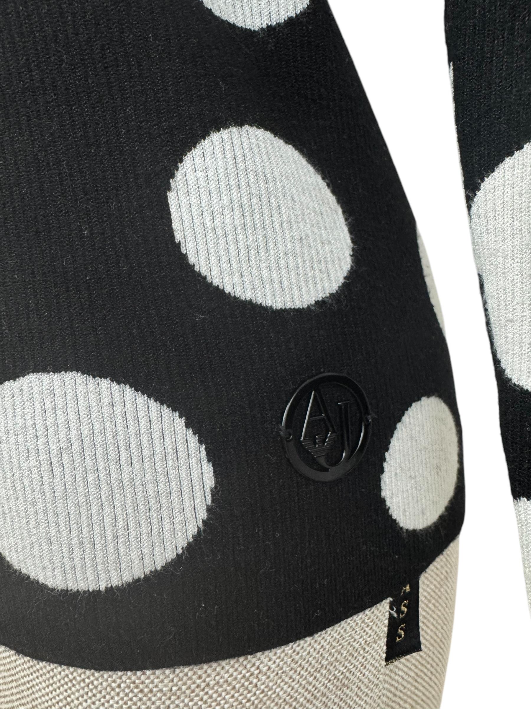 ARMANI WOOL BLACK JUMPER