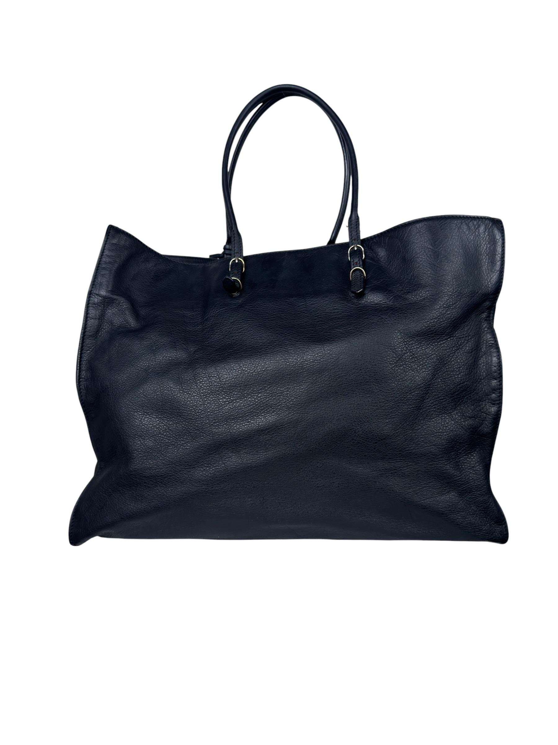 BALENCIAGA A4 ZIP AROUND TOTE BAG