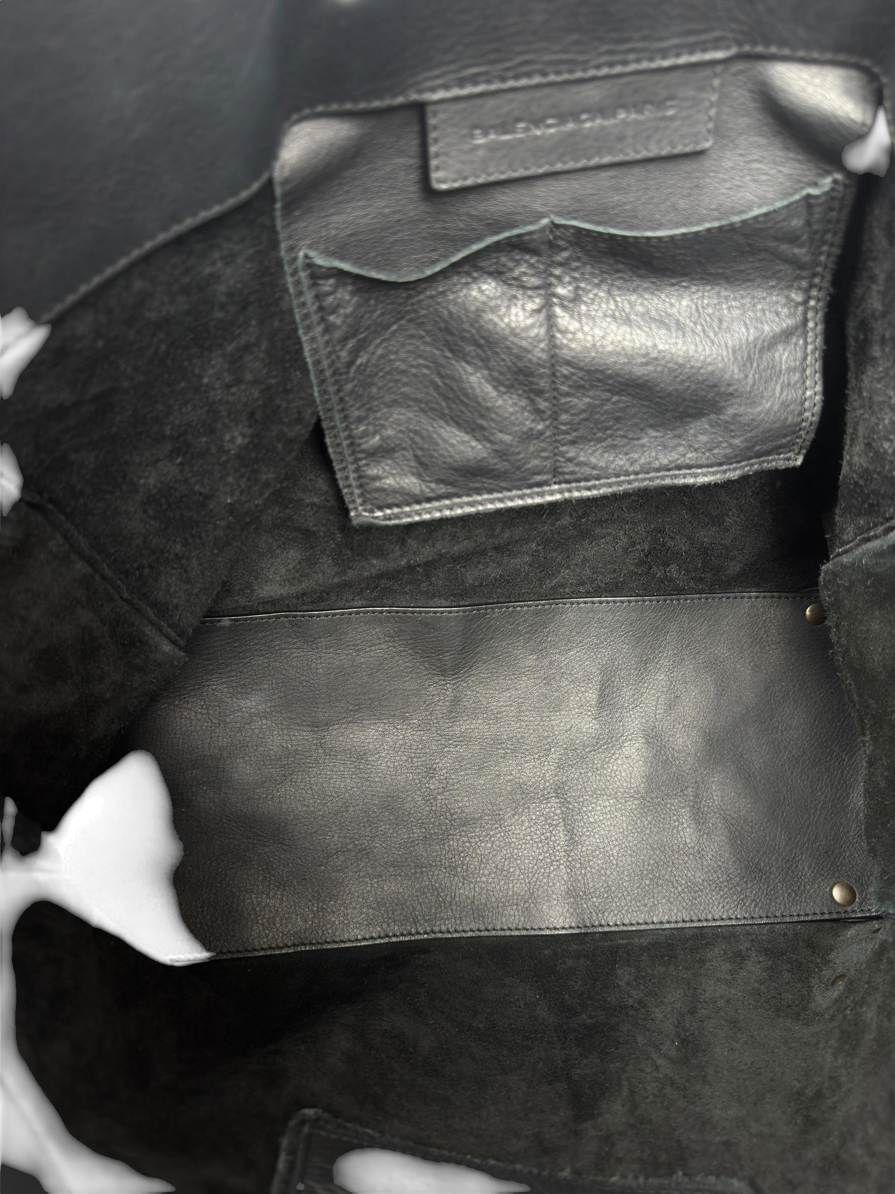 BALENCIAGA A4 ZIP AROUND TOTE BAG