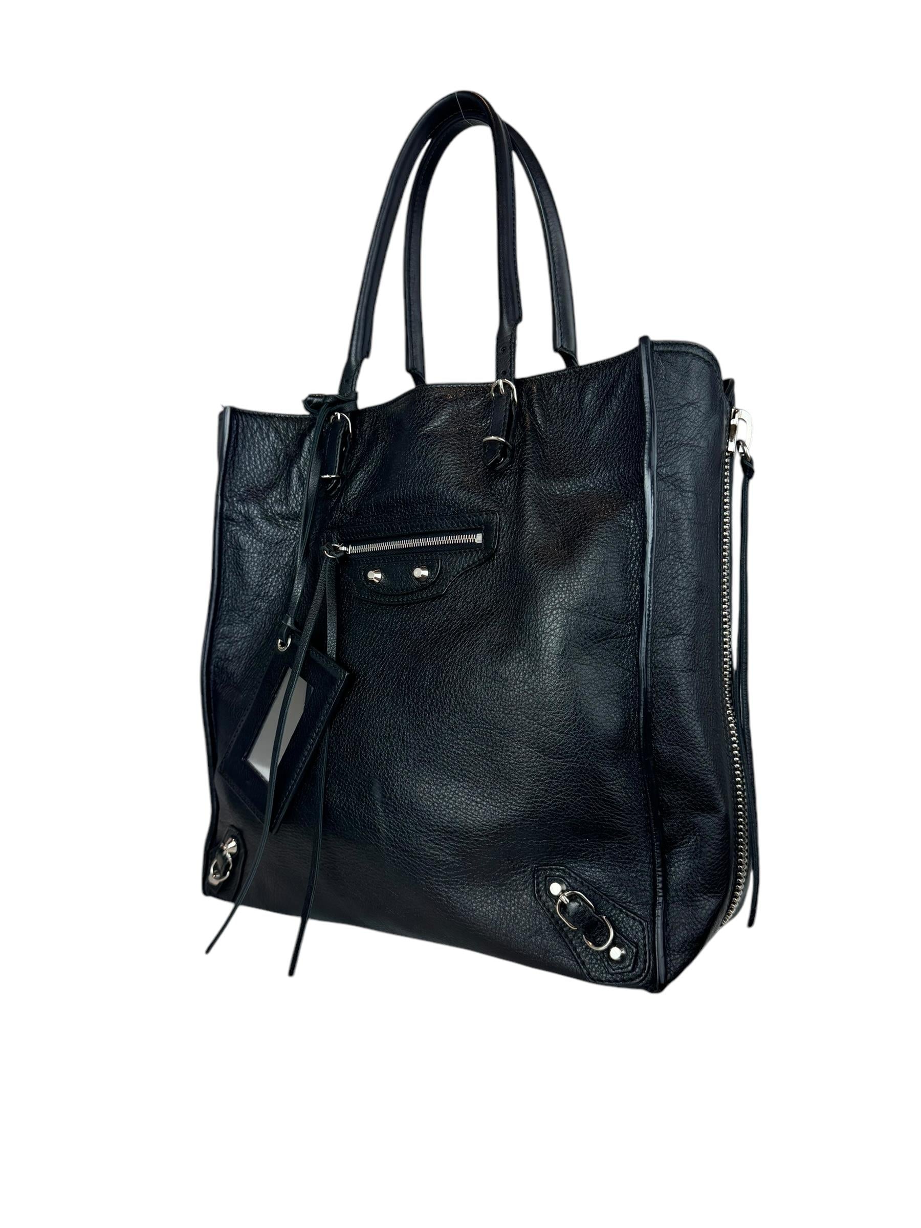 BALENCIAGA A5 PAPIER AROUND ZIP KOL ÇANTASI