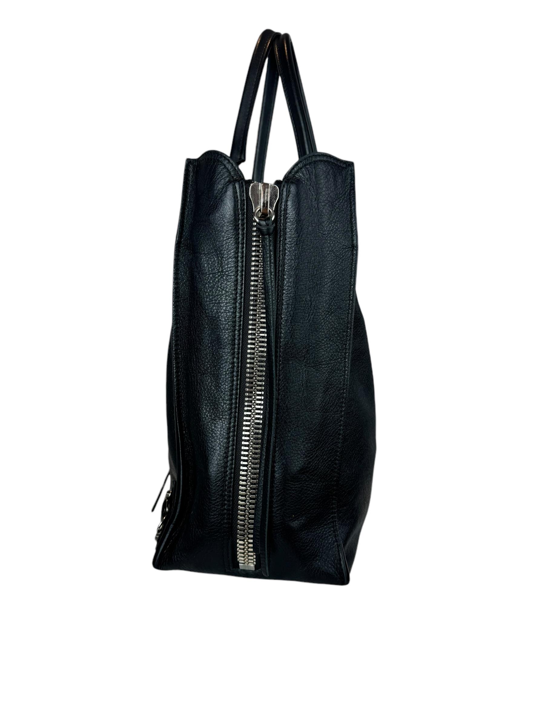 BALENCIAGA A5 PAPIER AROUND ZIP KOL ÇANTASI