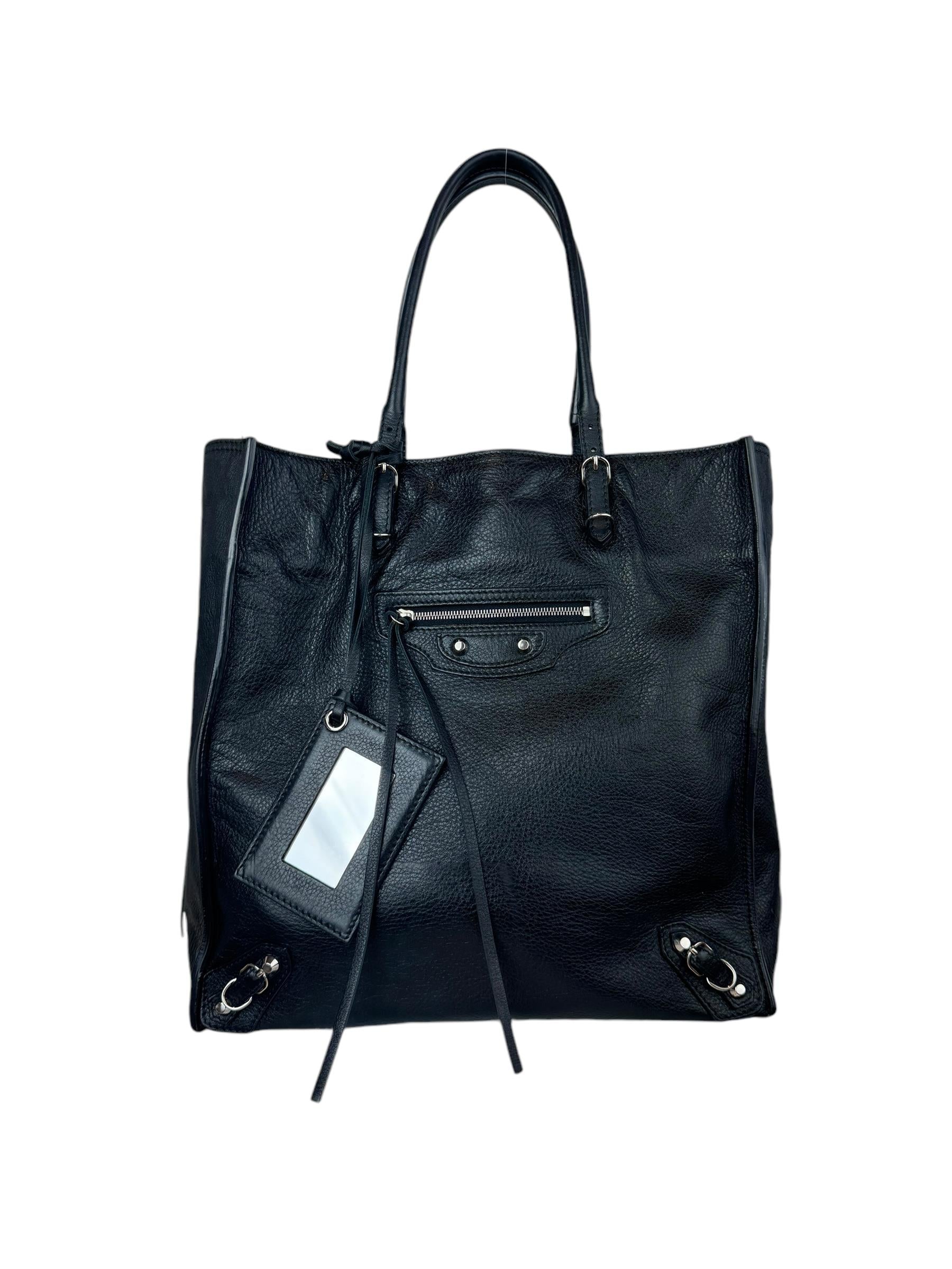 BALENCIAGA A5 PAPIER AROUND ZIP KOL ÇANTASI