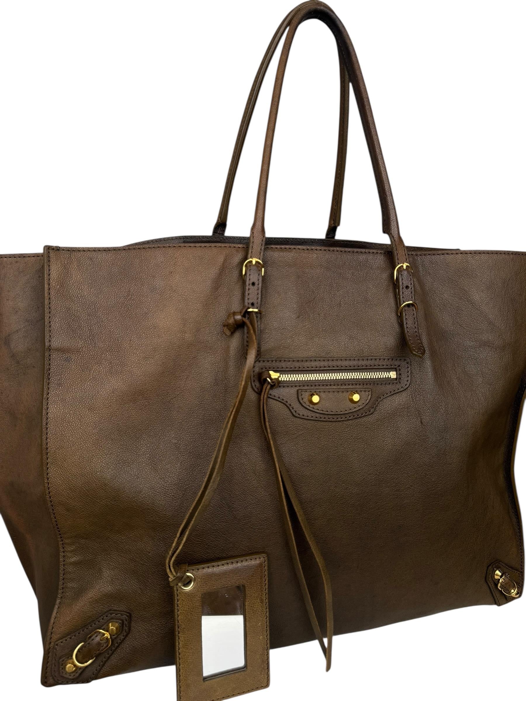 BALENCIAGA A5 PAPIER TOTE BAG