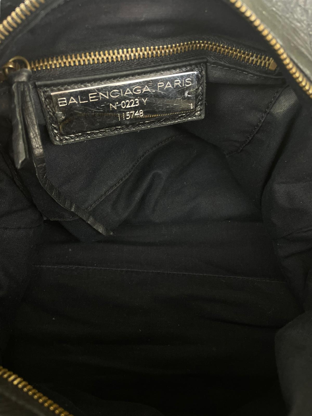BALENCİAGA BLACK CITY SHOULDER BAG