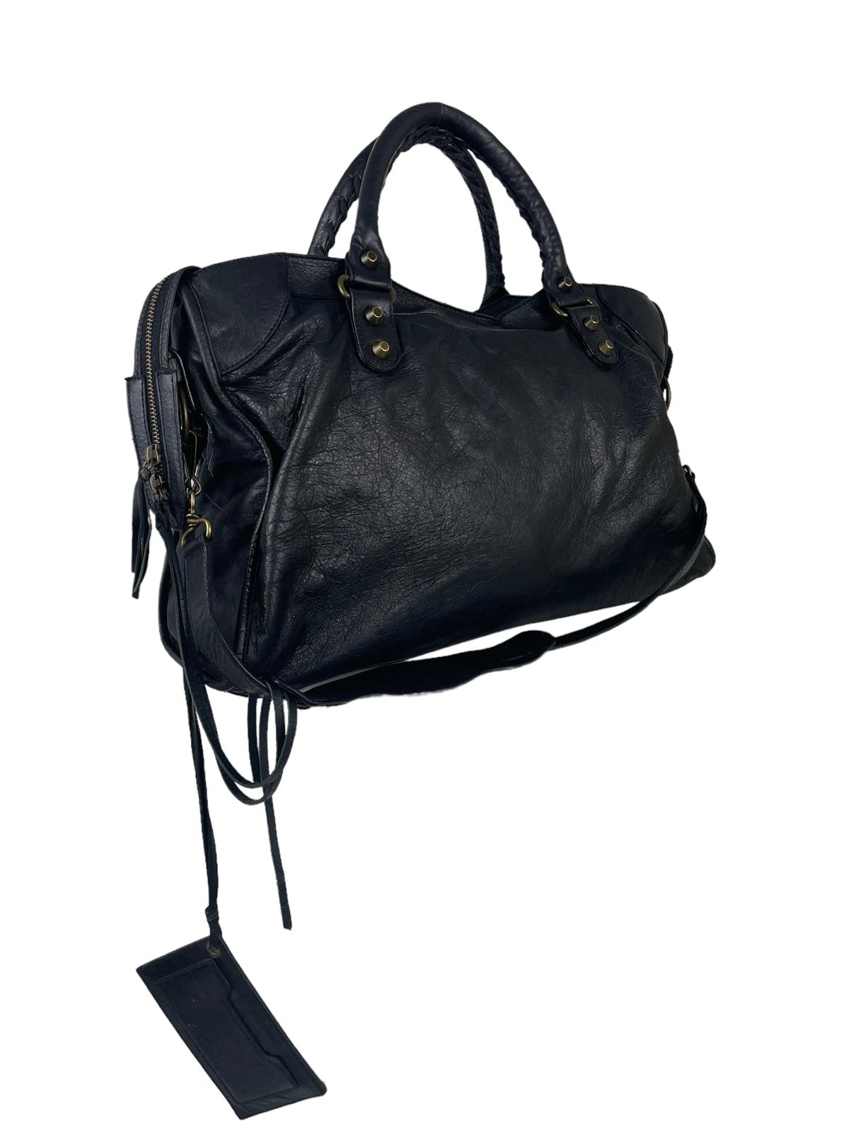 BALENCİAGA BLACK CITY SHOULDER BAG
