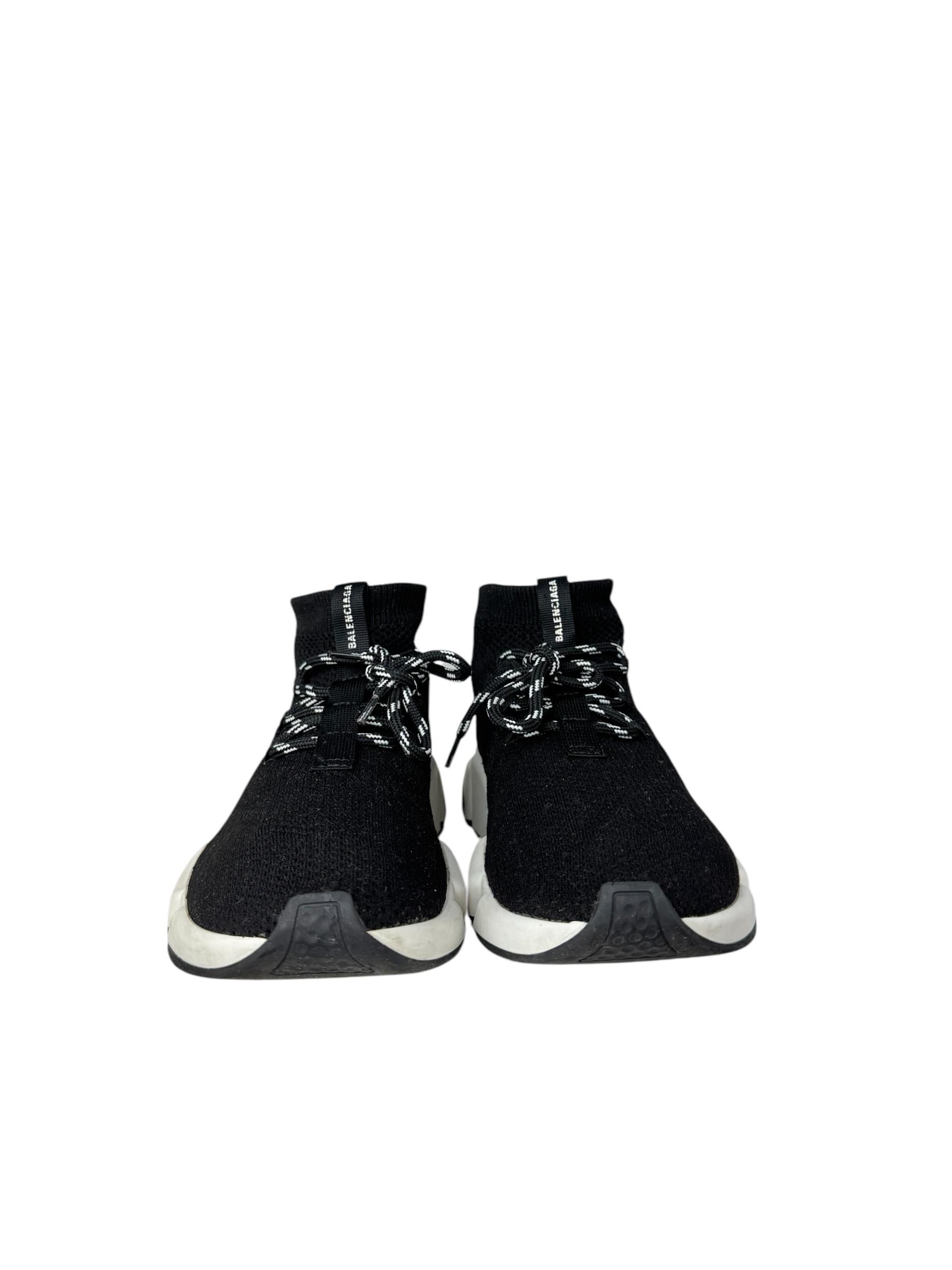 BALENCİAGA BLACK LACE UP SNEAKERS