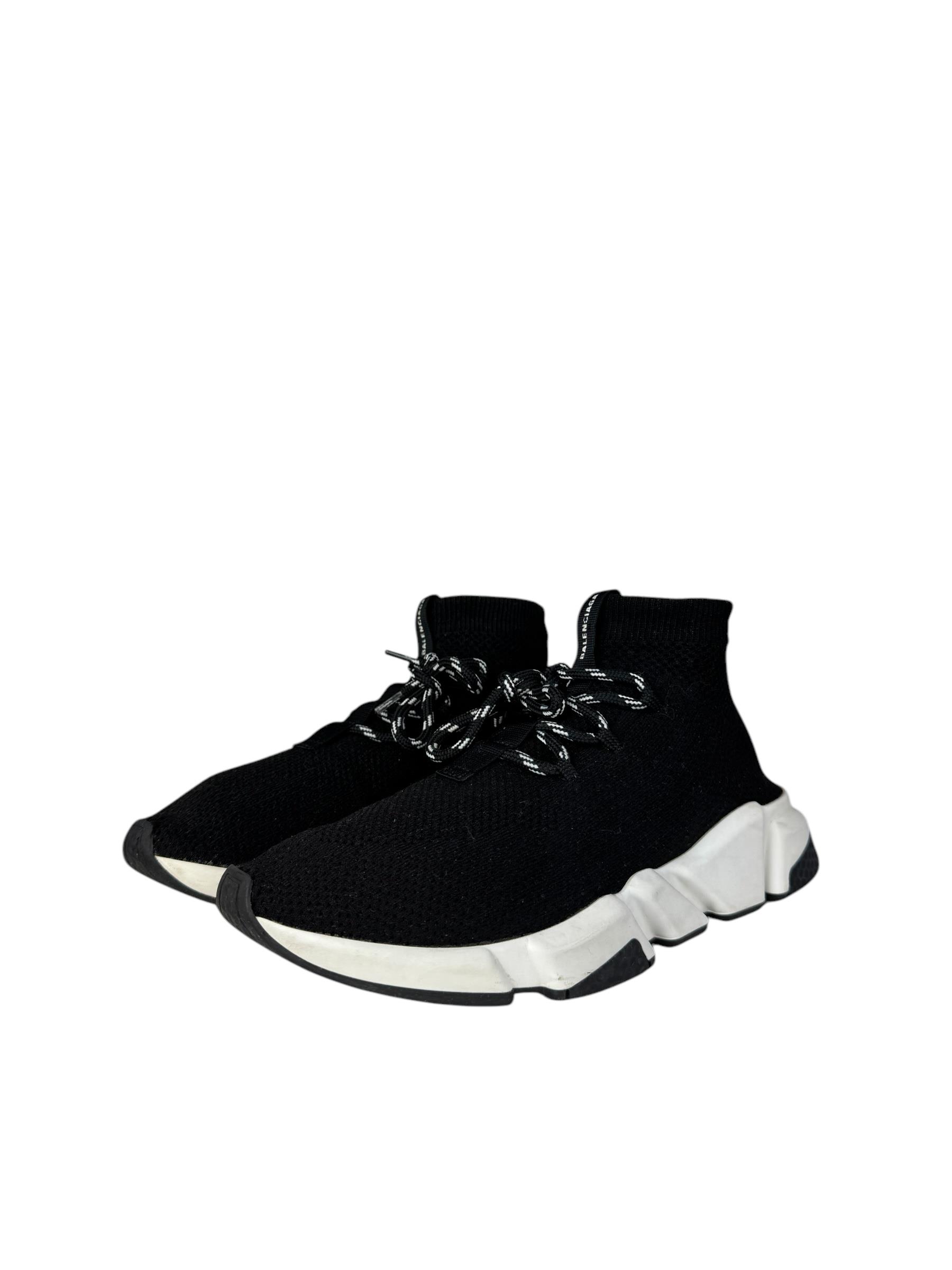 BALENCİAGA BLACK LACE UP SNEAKERS