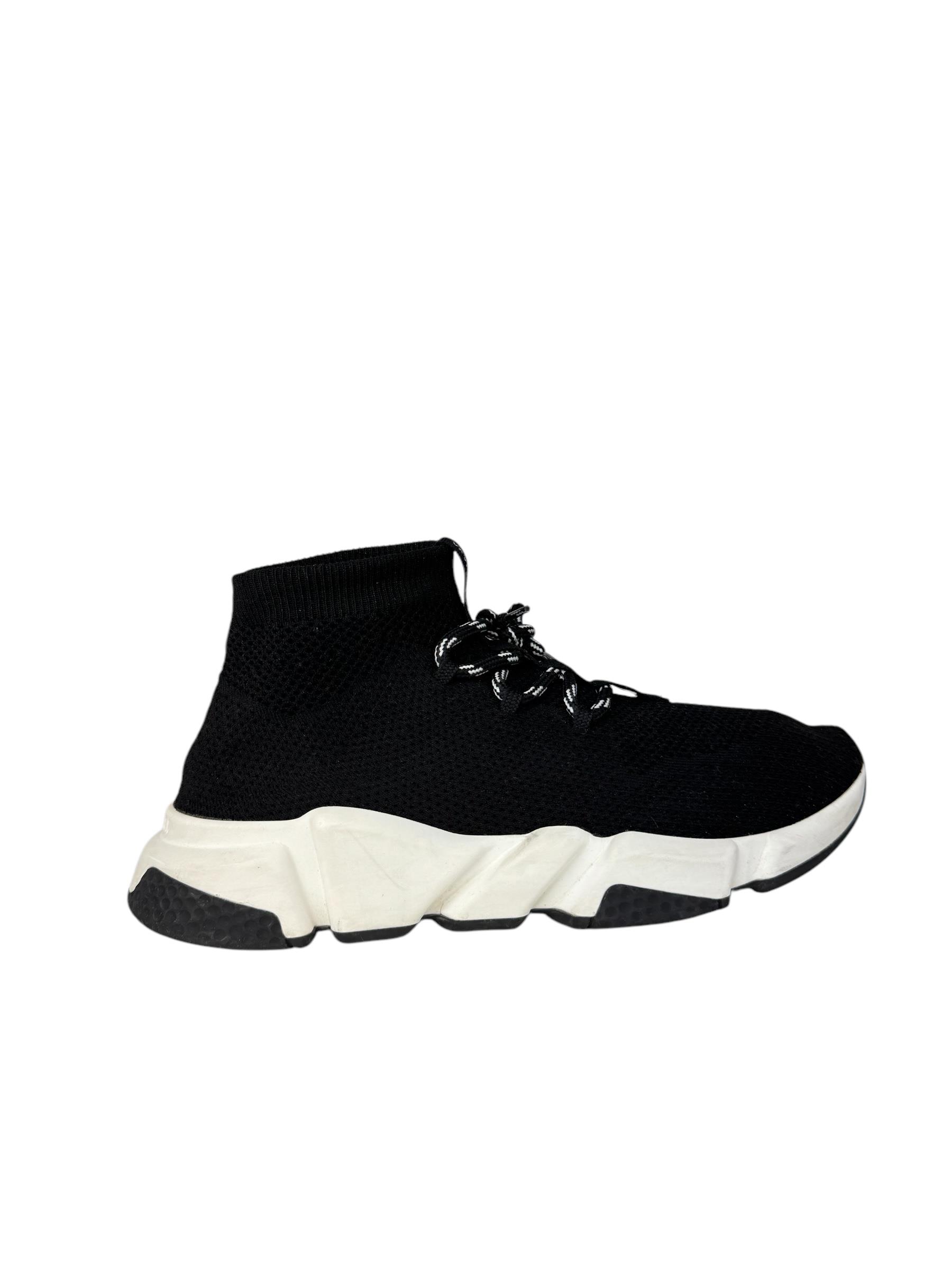 BALENCİAGA BLACK LACE UP SNEAKERS