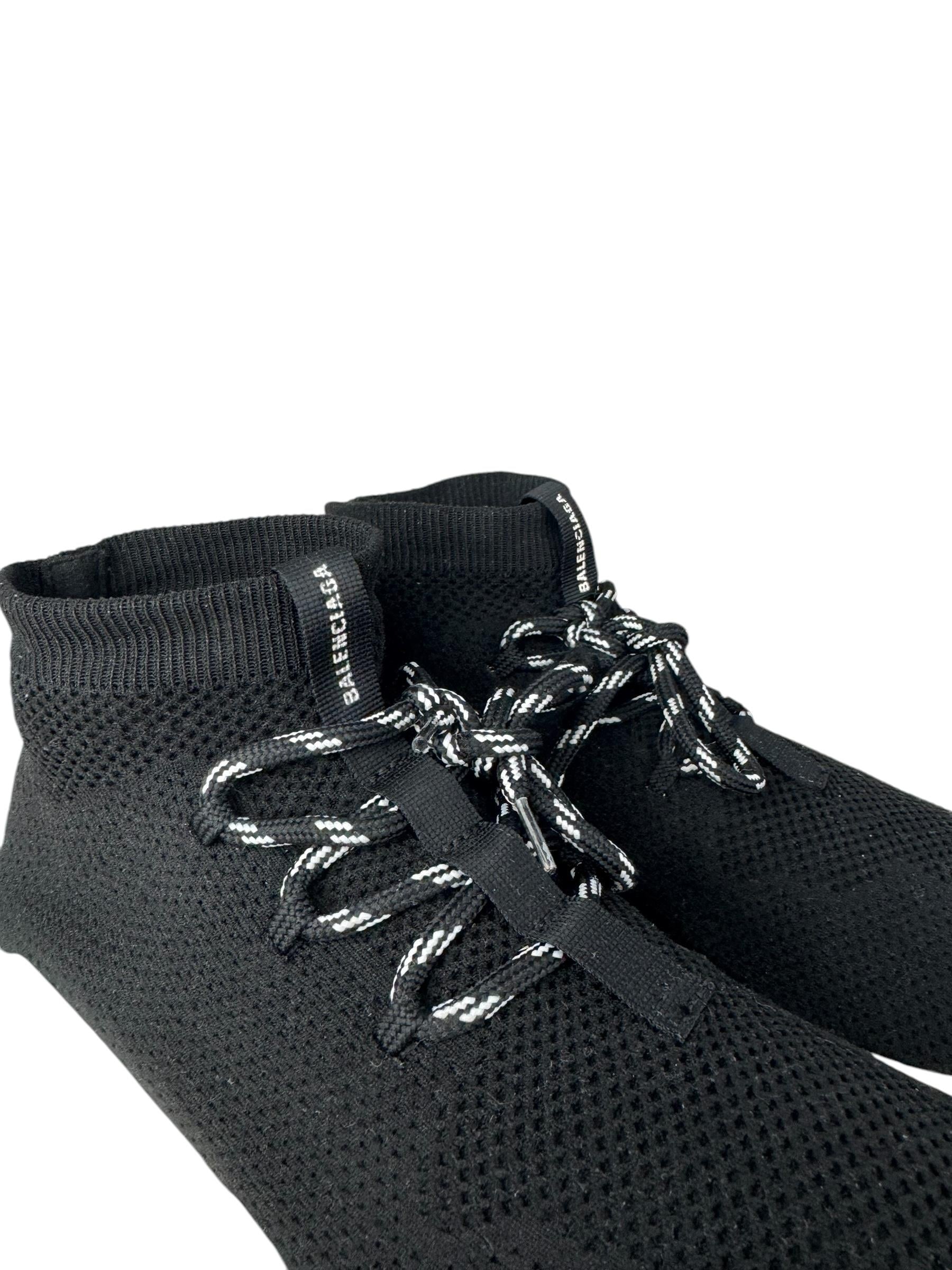 BALENCİAGA BLACK LACE UP SNEAKERS
