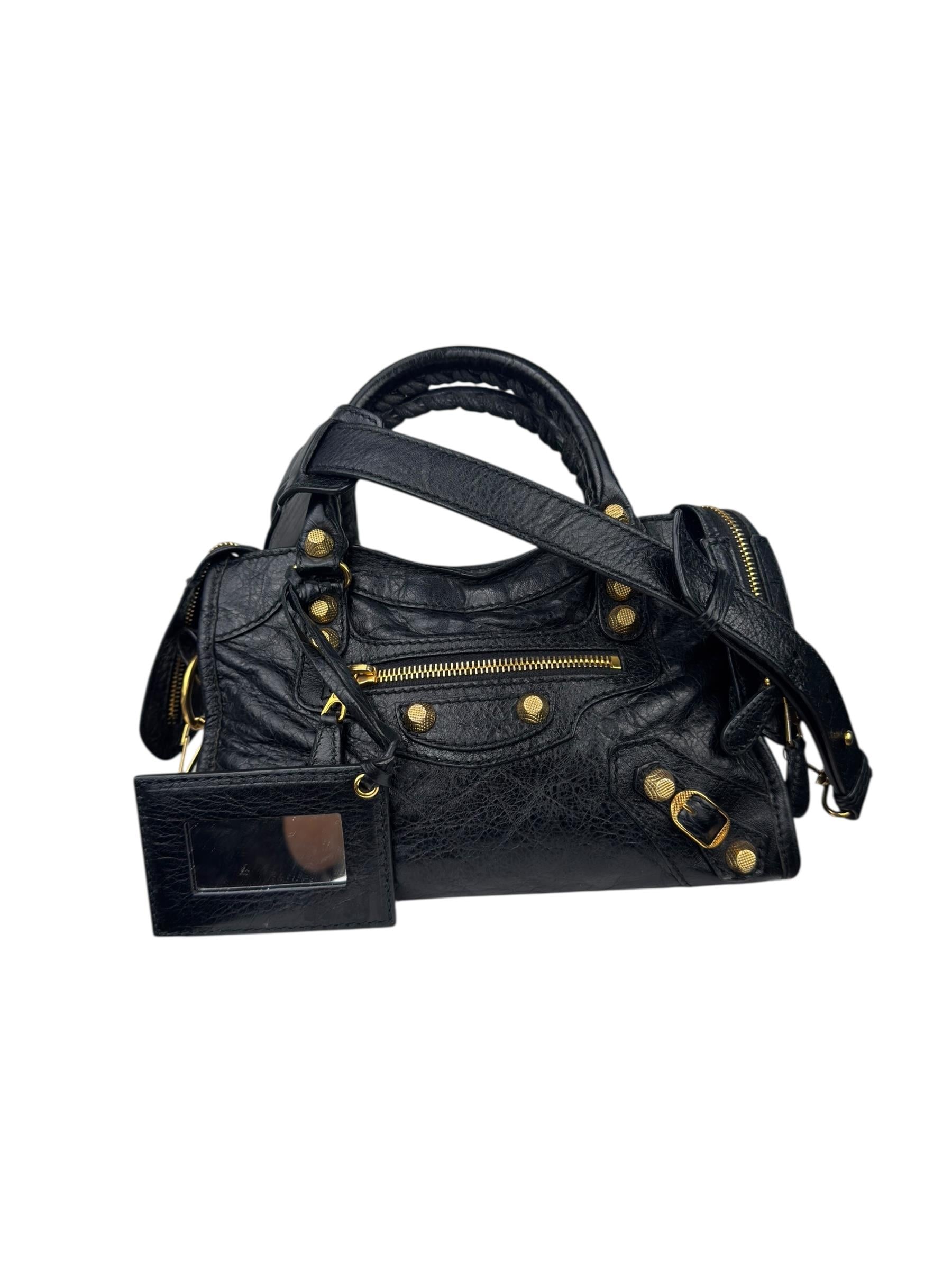 BALENCIAGA BLACK LE CITY BAG