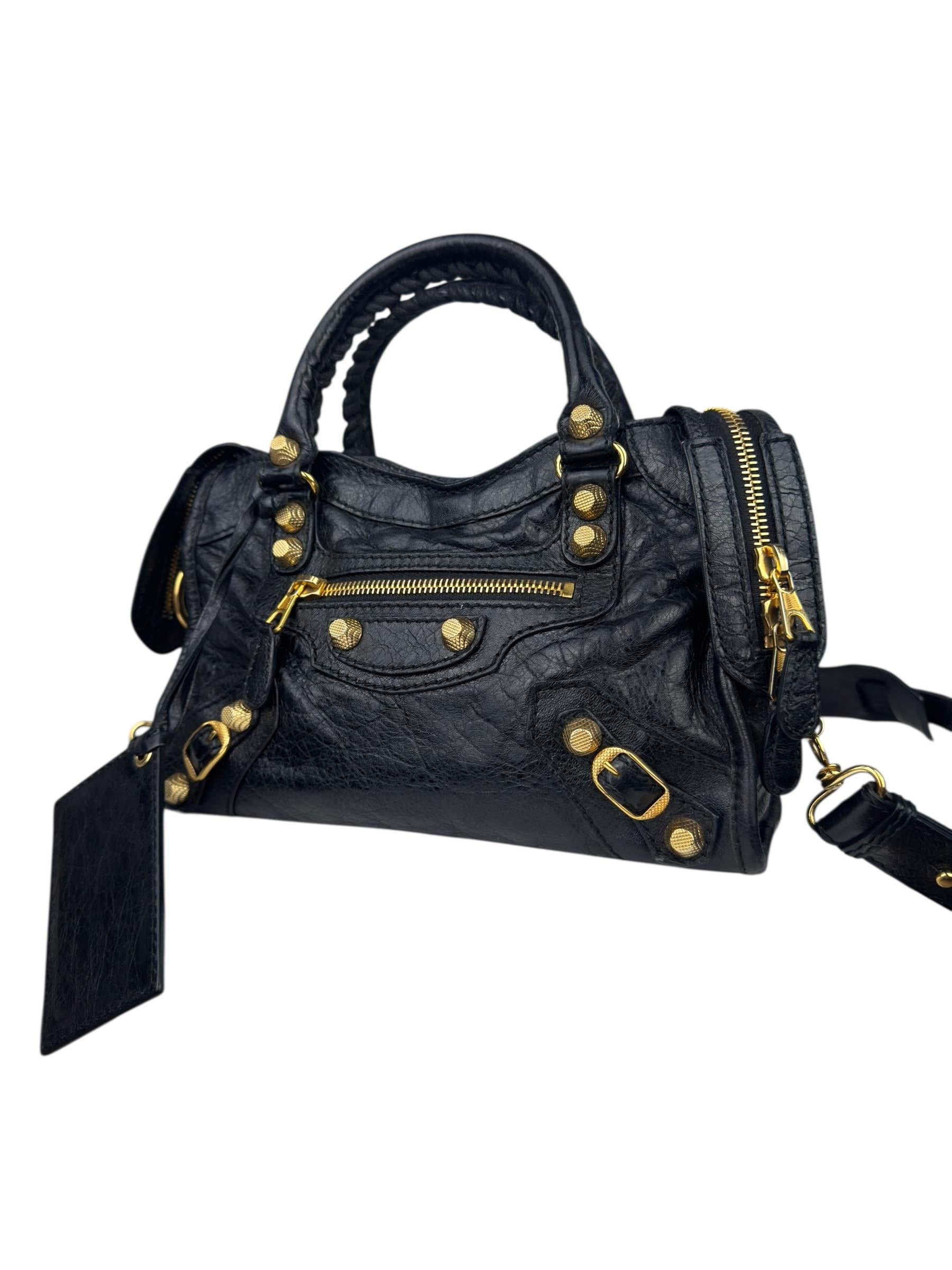 BALENCIAGA BLACK LE CITY BAG