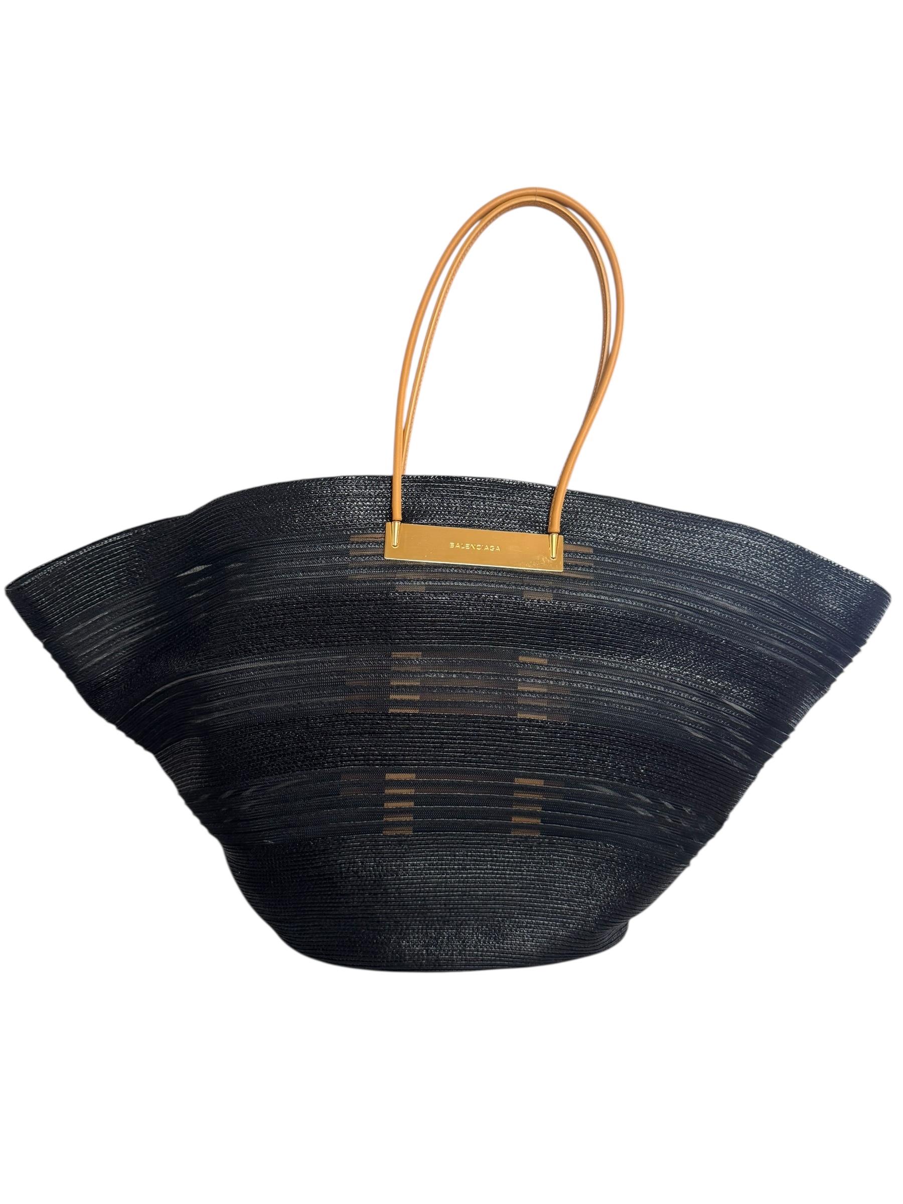 BALENCIAGA CABLE BASKET TOTE BAG
