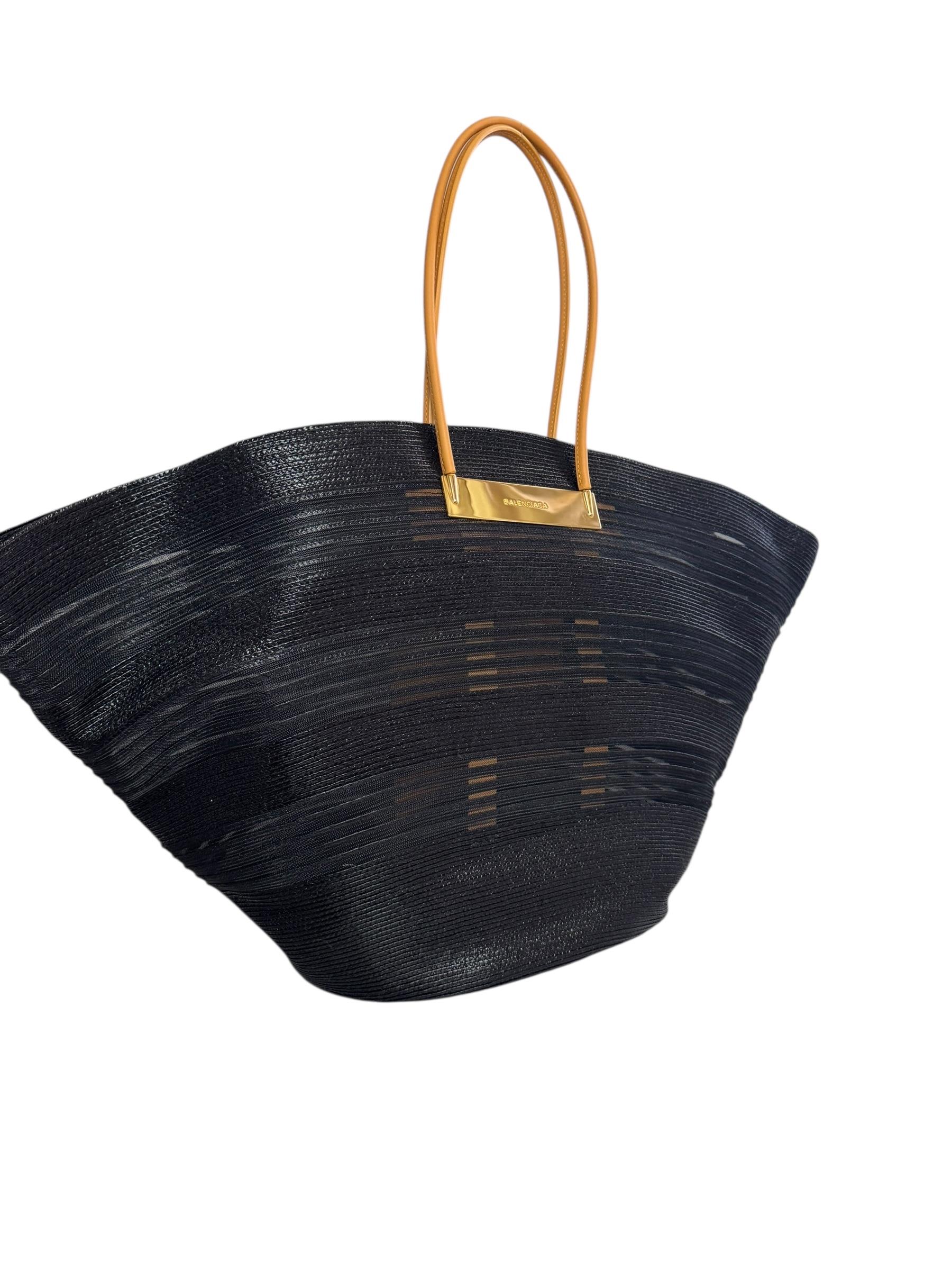 BALENCIAGA CABLE BASKET TOTE BAG