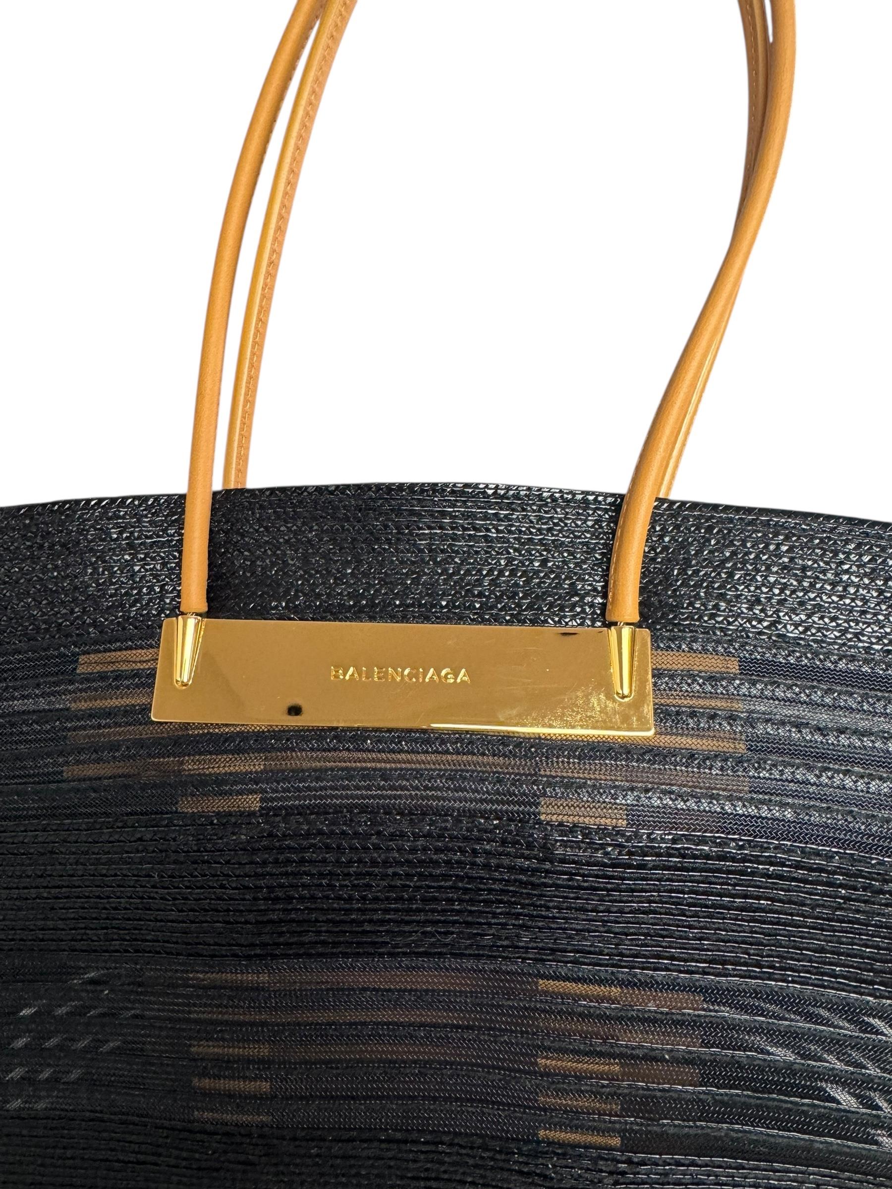 BALENCIAGA CABLE BASKET TOTE BAG