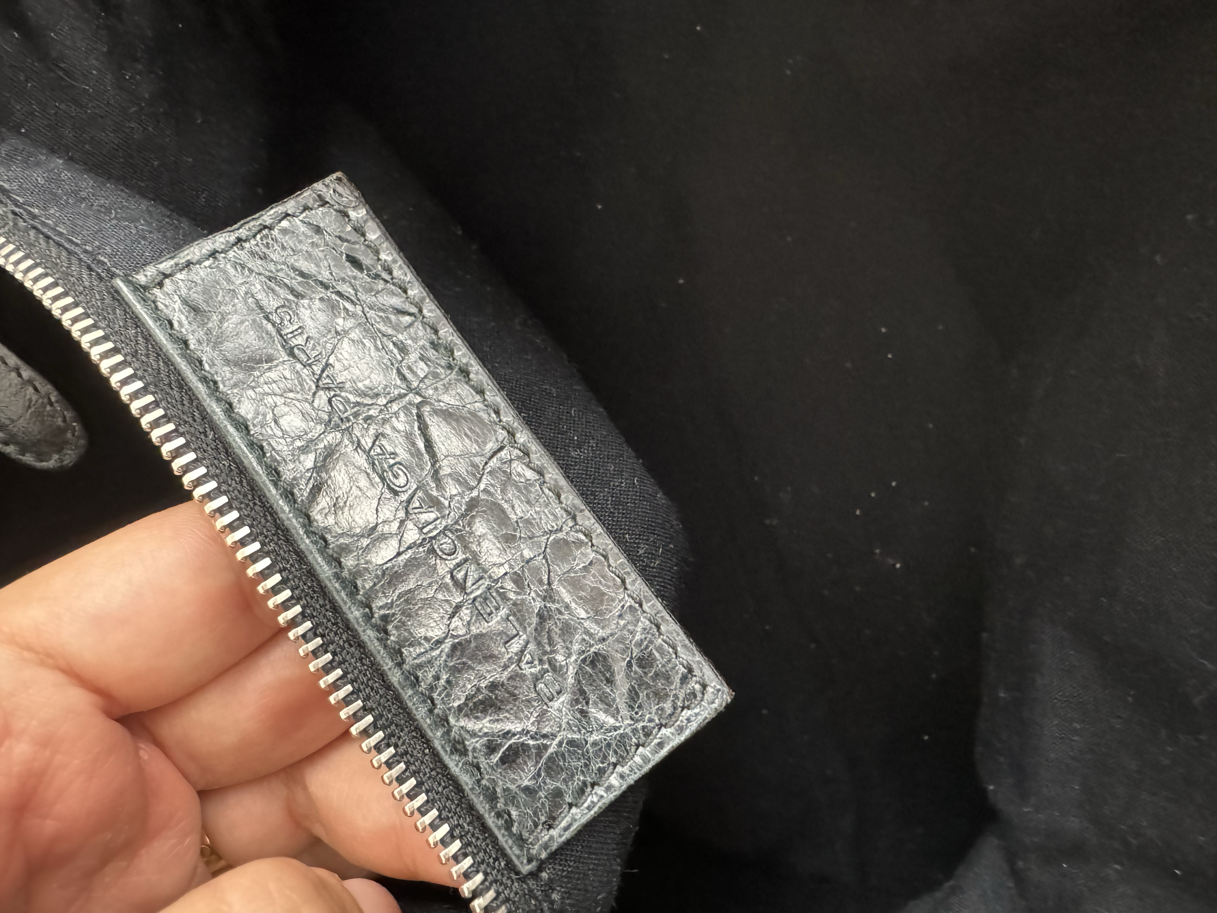 BALENCIAGA GIANT 21 SILVER HARDWARE CITY BAG