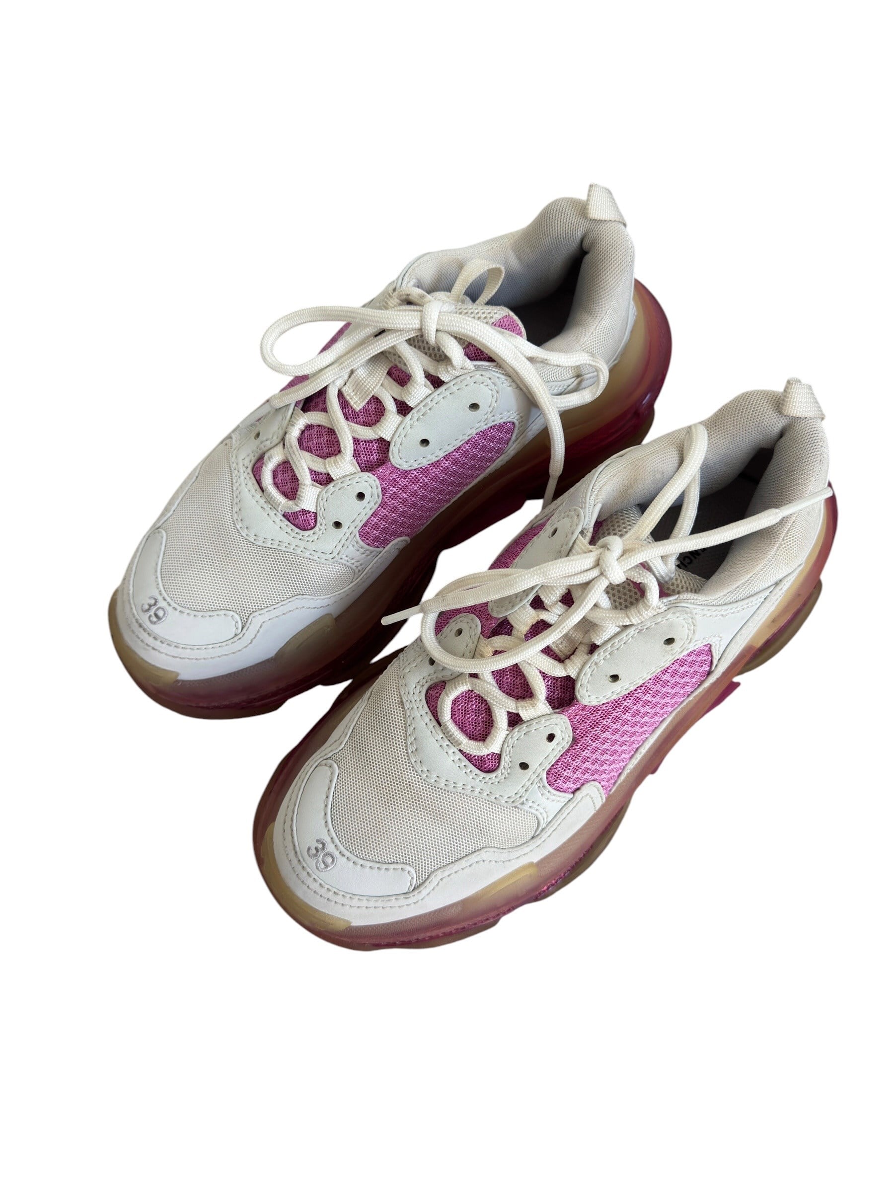 BALENCIAGA PINK TRACK 2 SNEAKERS