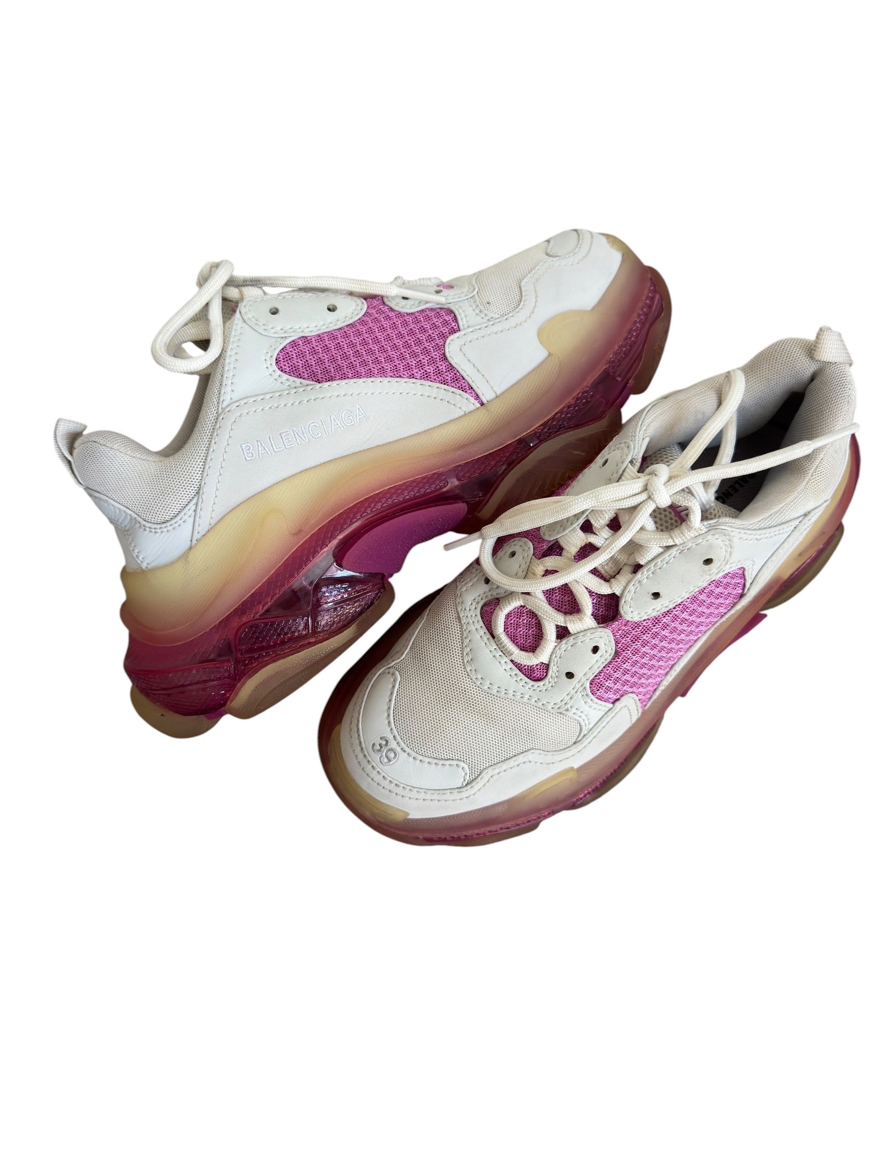 BALENCIAGA PINK TRACK 2 SNEAKERS