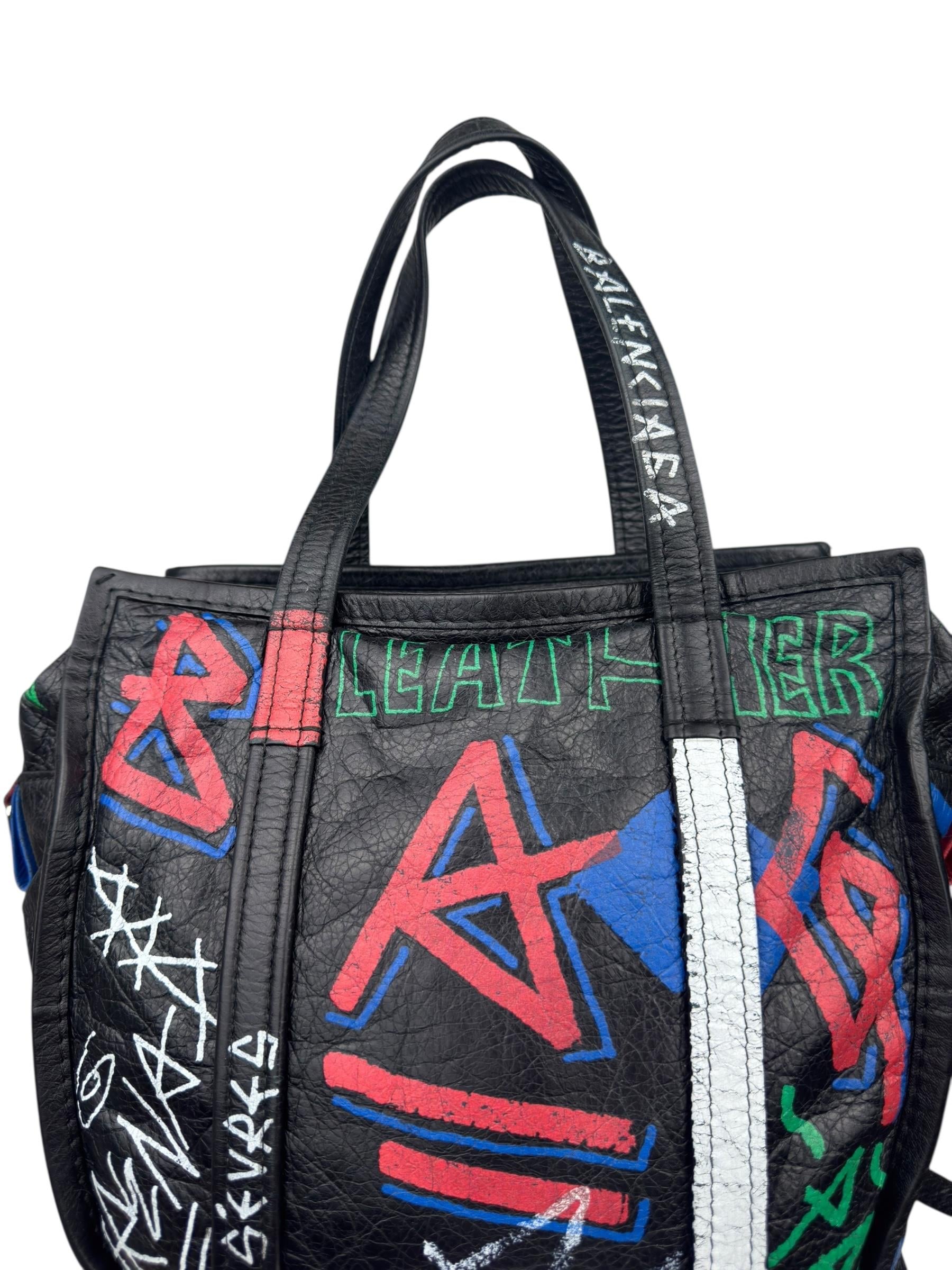 BALENCIAGA SMALL GRAFITTI TOTE BAG