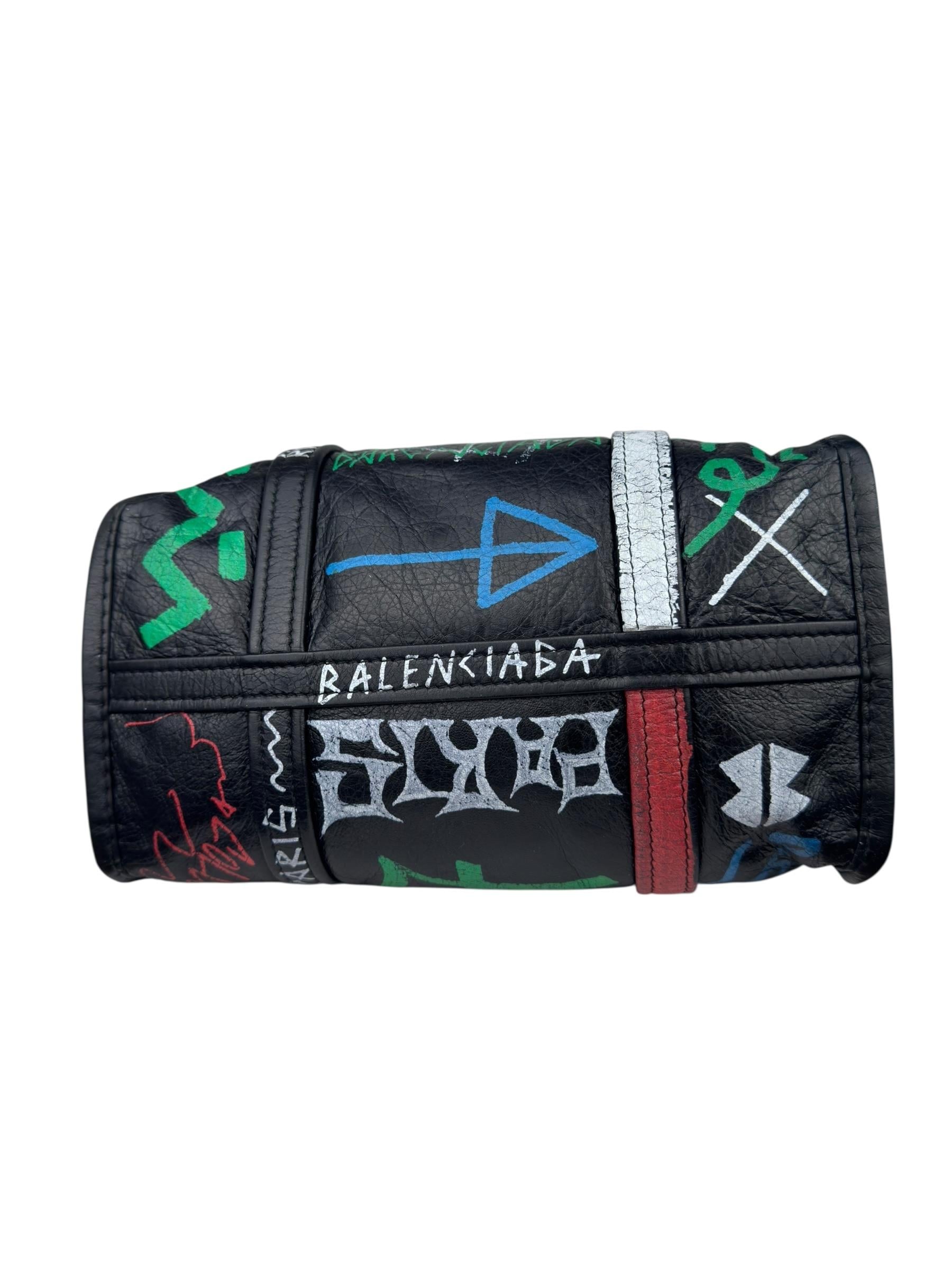BALENCIAGA SMALL GRAFITTI TOTE BAG