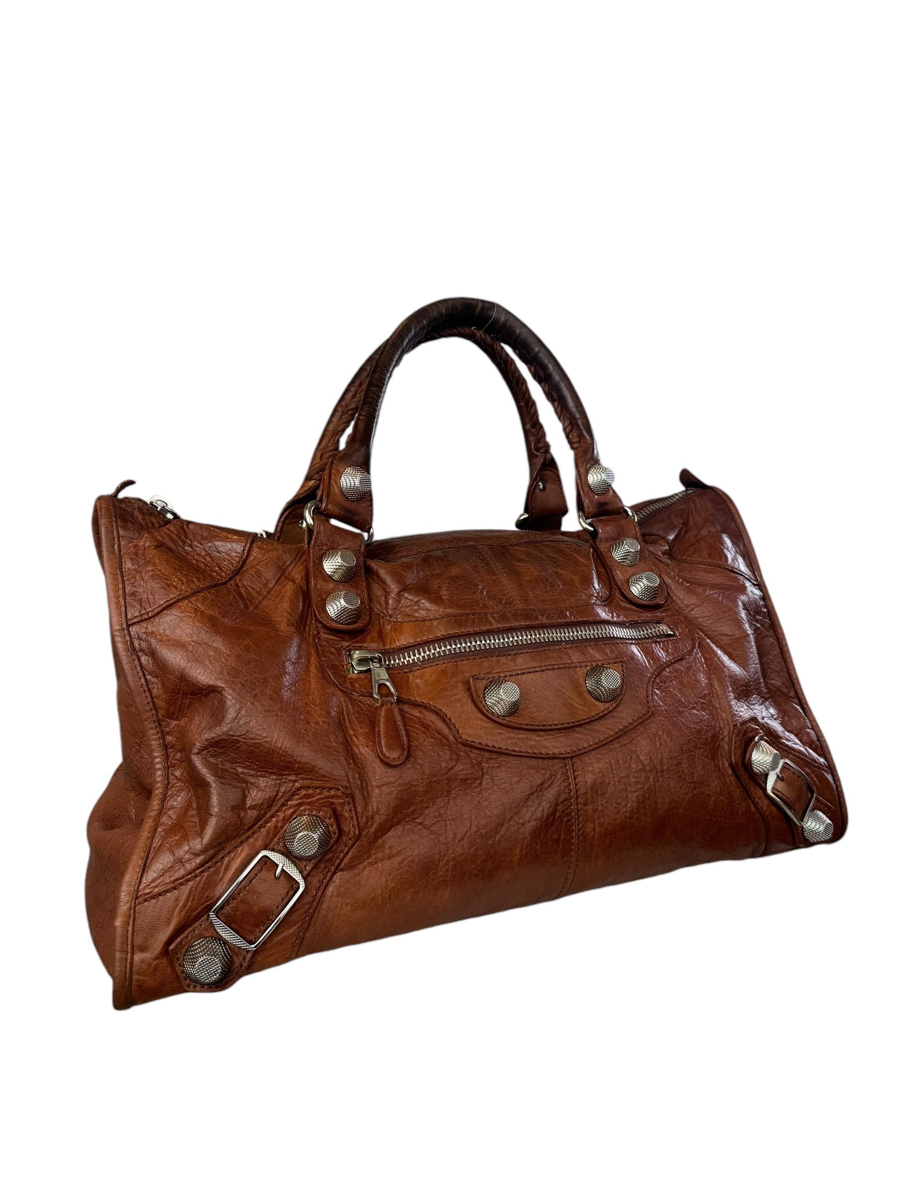 BALENCIAGA TABACCO CITY KOL ÇANTASI