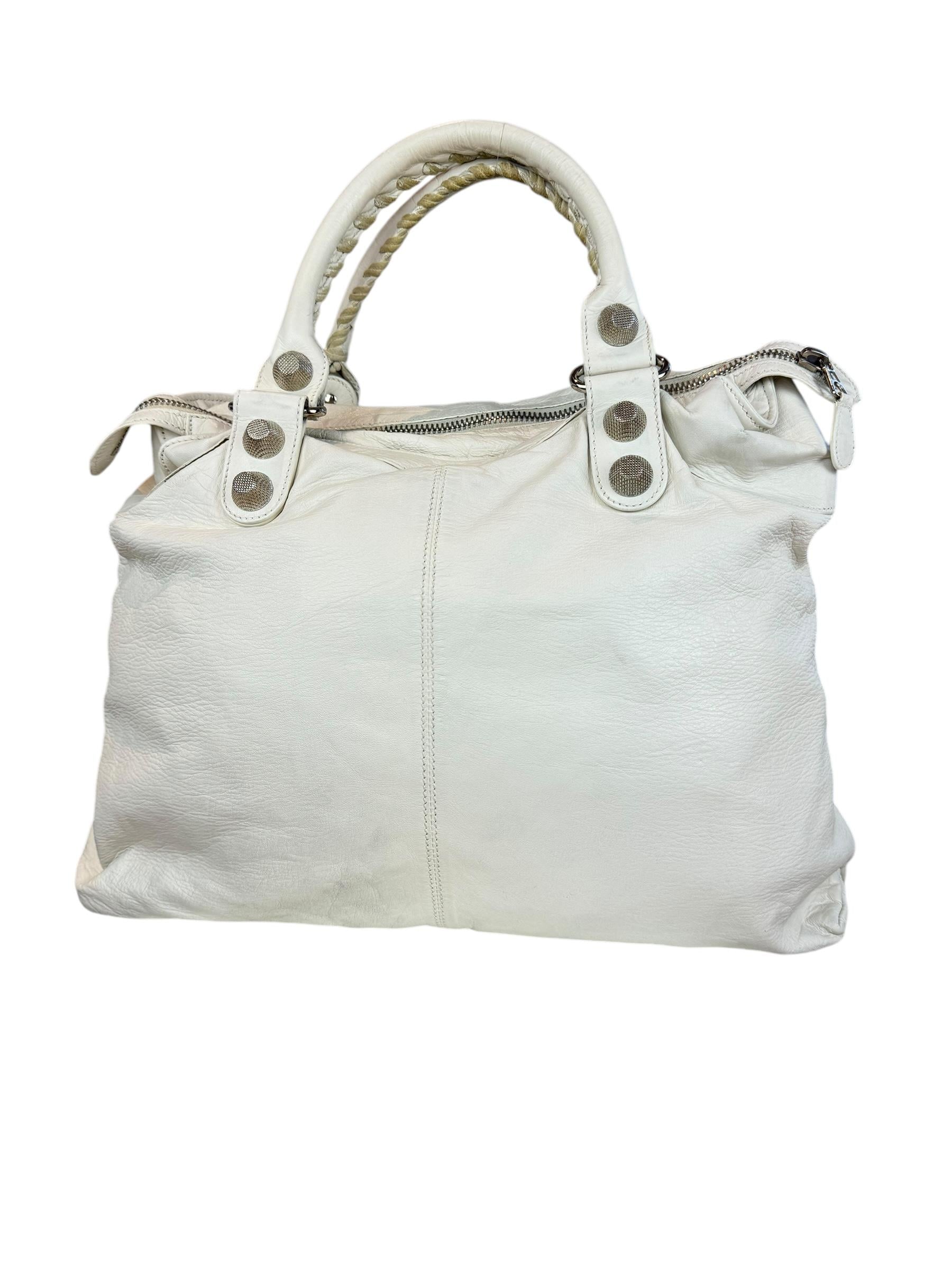 BALENCIAGA WHITE CITY BAG