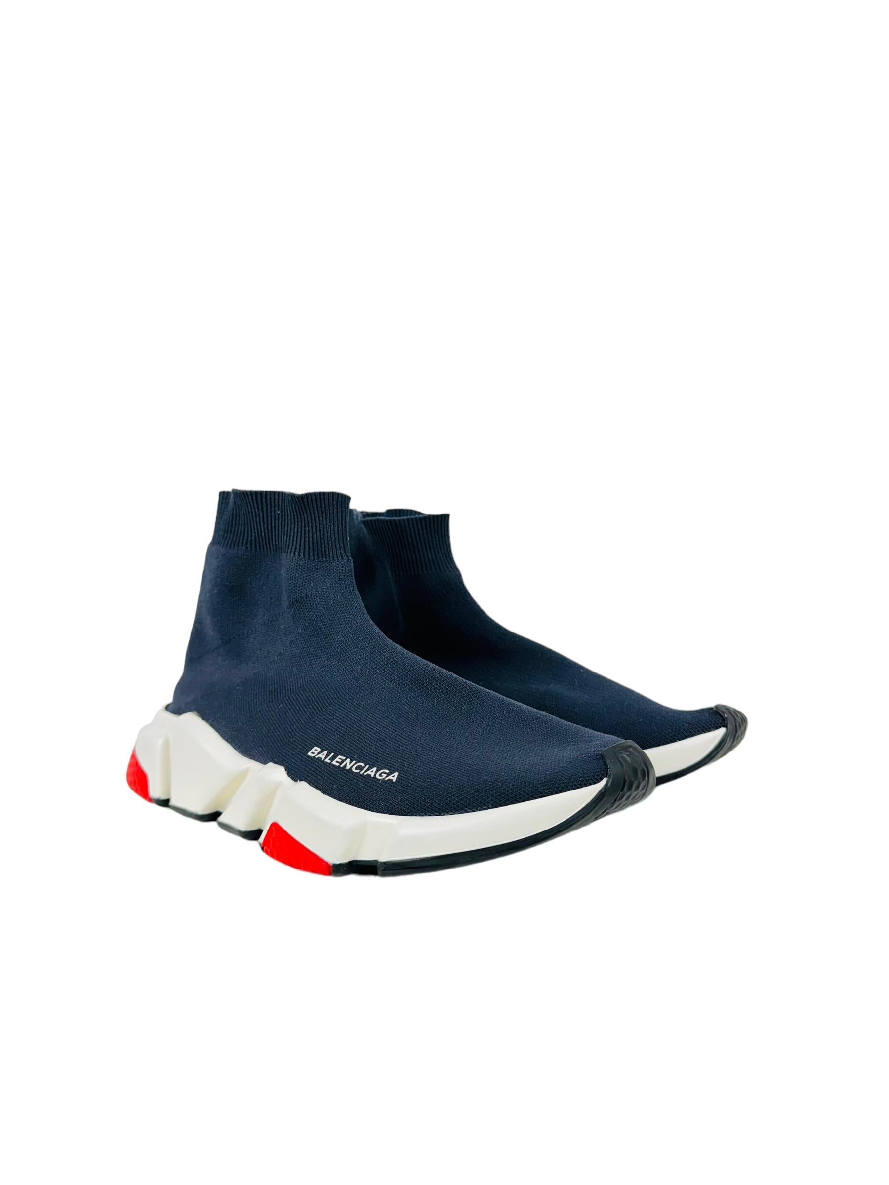 BALENCIGA BLACK SPEED SOCK SNEAKERS