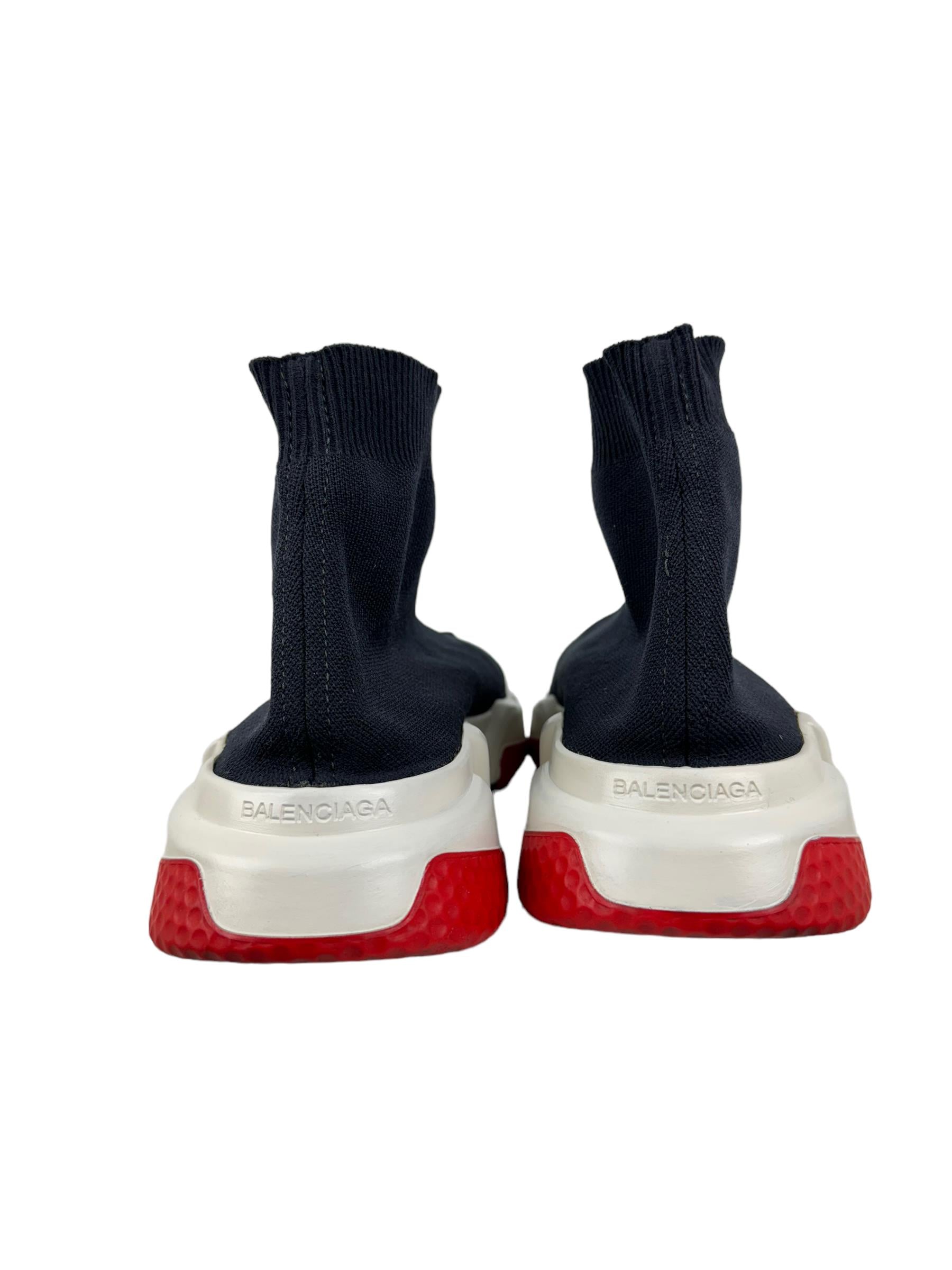 BALENCIGA BLACK SPEED SOCK SNEAKERS