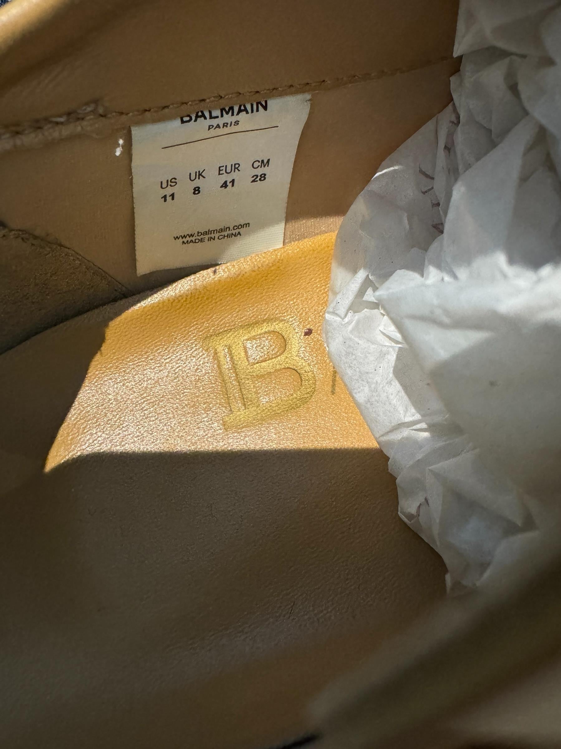 BALMAIN BE GOOD BEIGE SNEAKERS