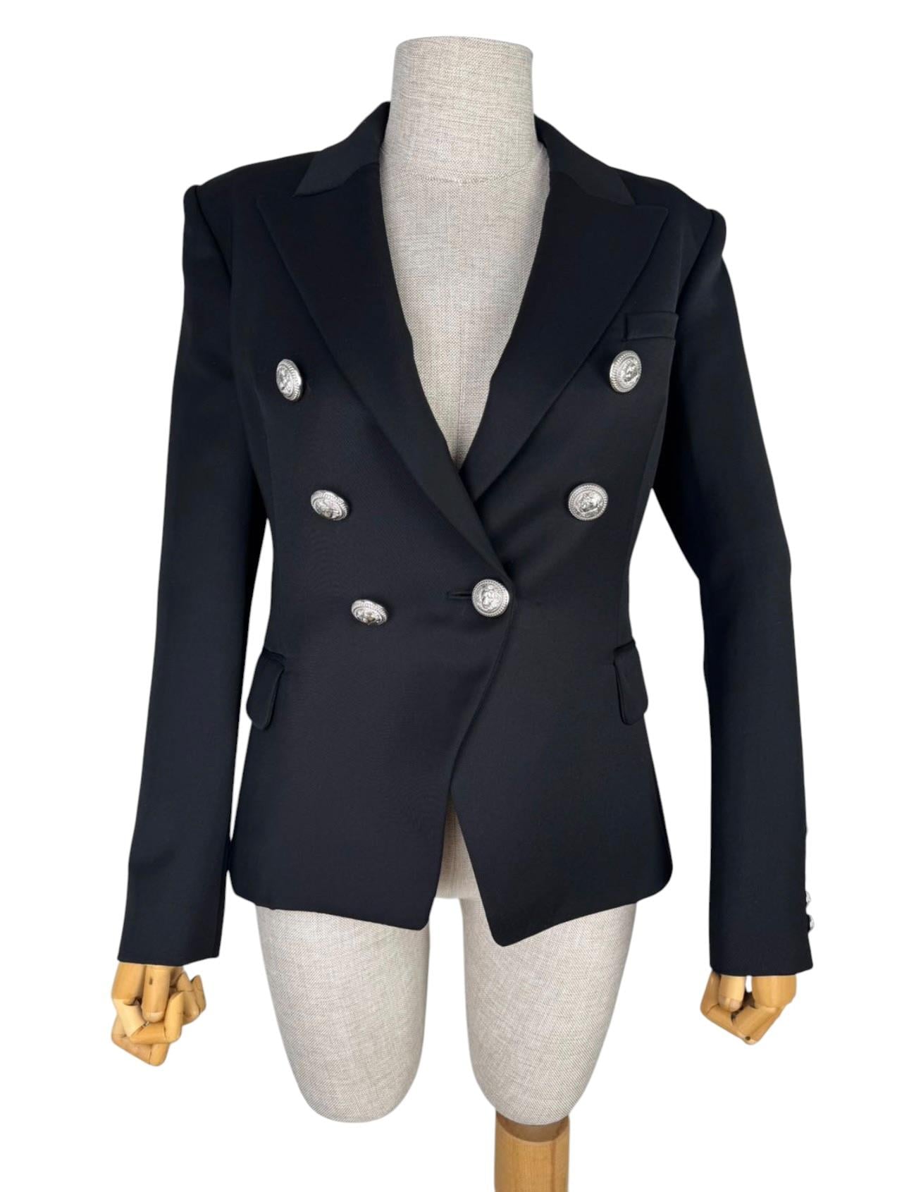 BALMAIN BLACK BLAZER JACKET