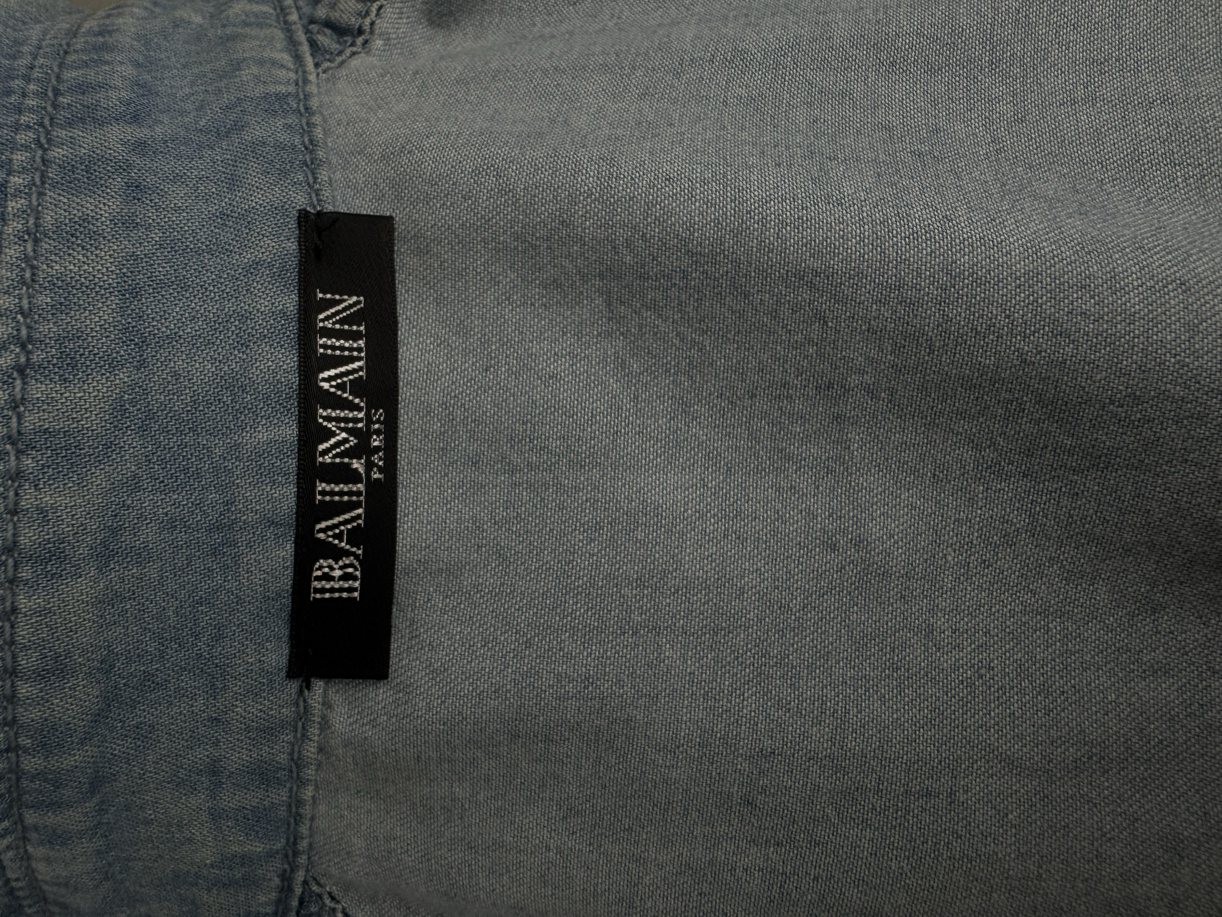 BALMAIN DENIM DRESS