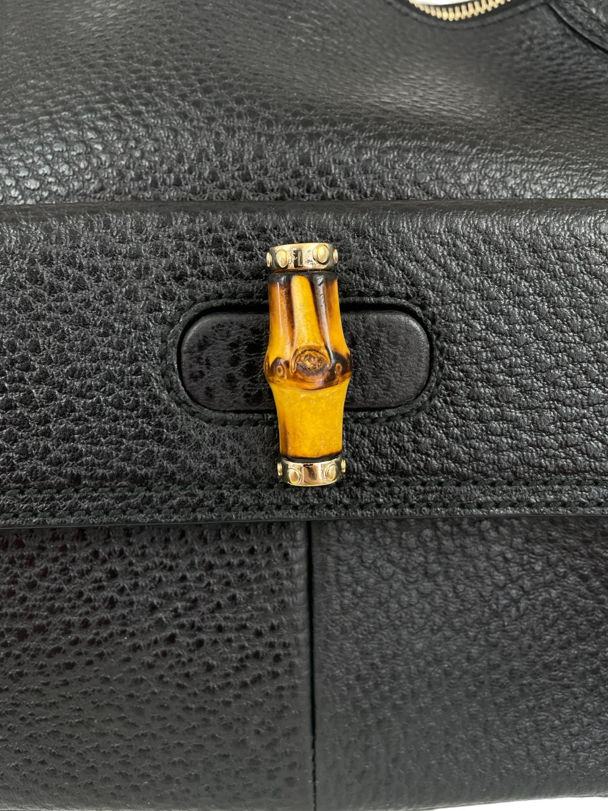 BAMBOO LEATHER BAG