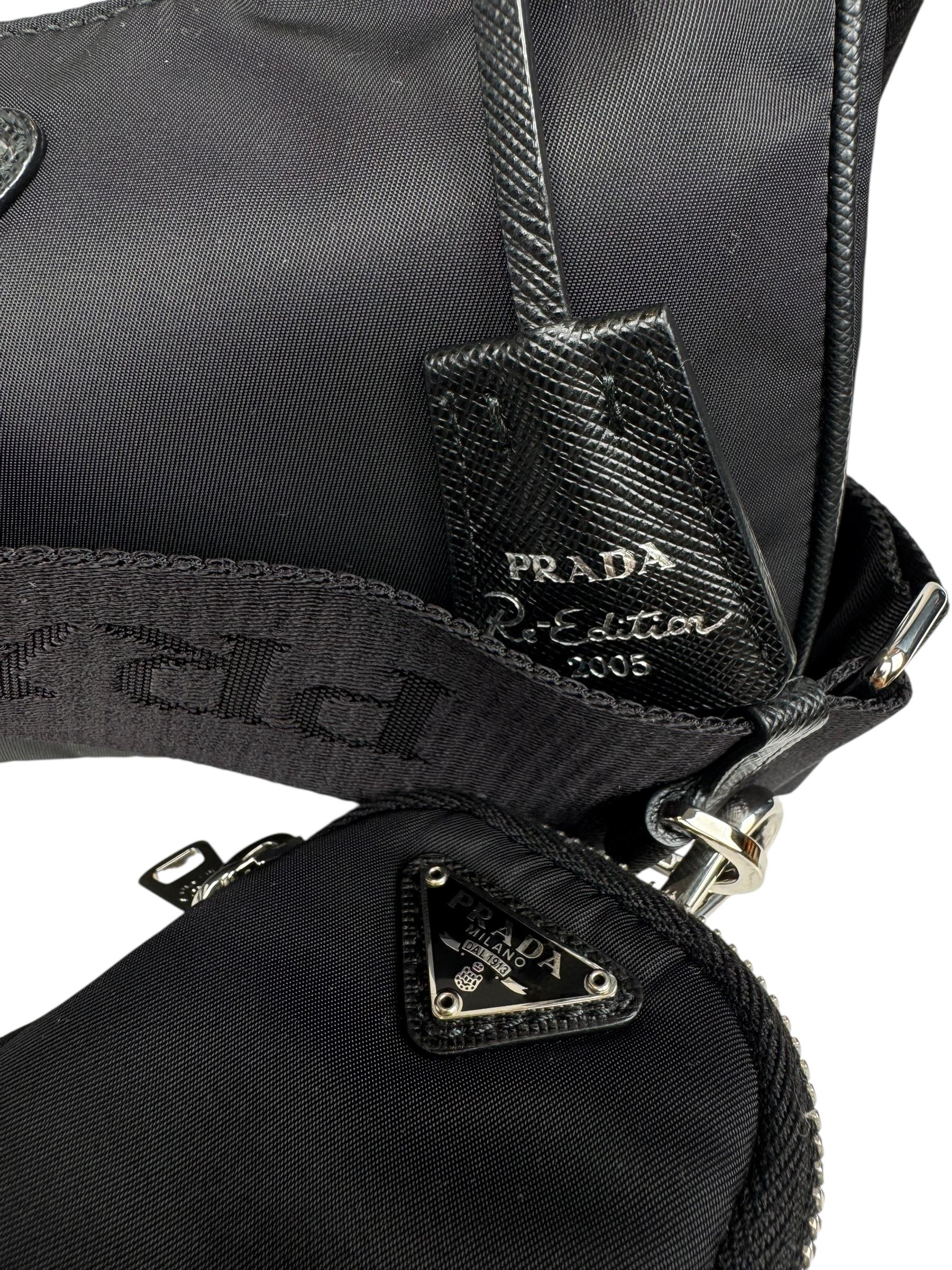 BLACK RE EDITION NYLON 2005 BAG