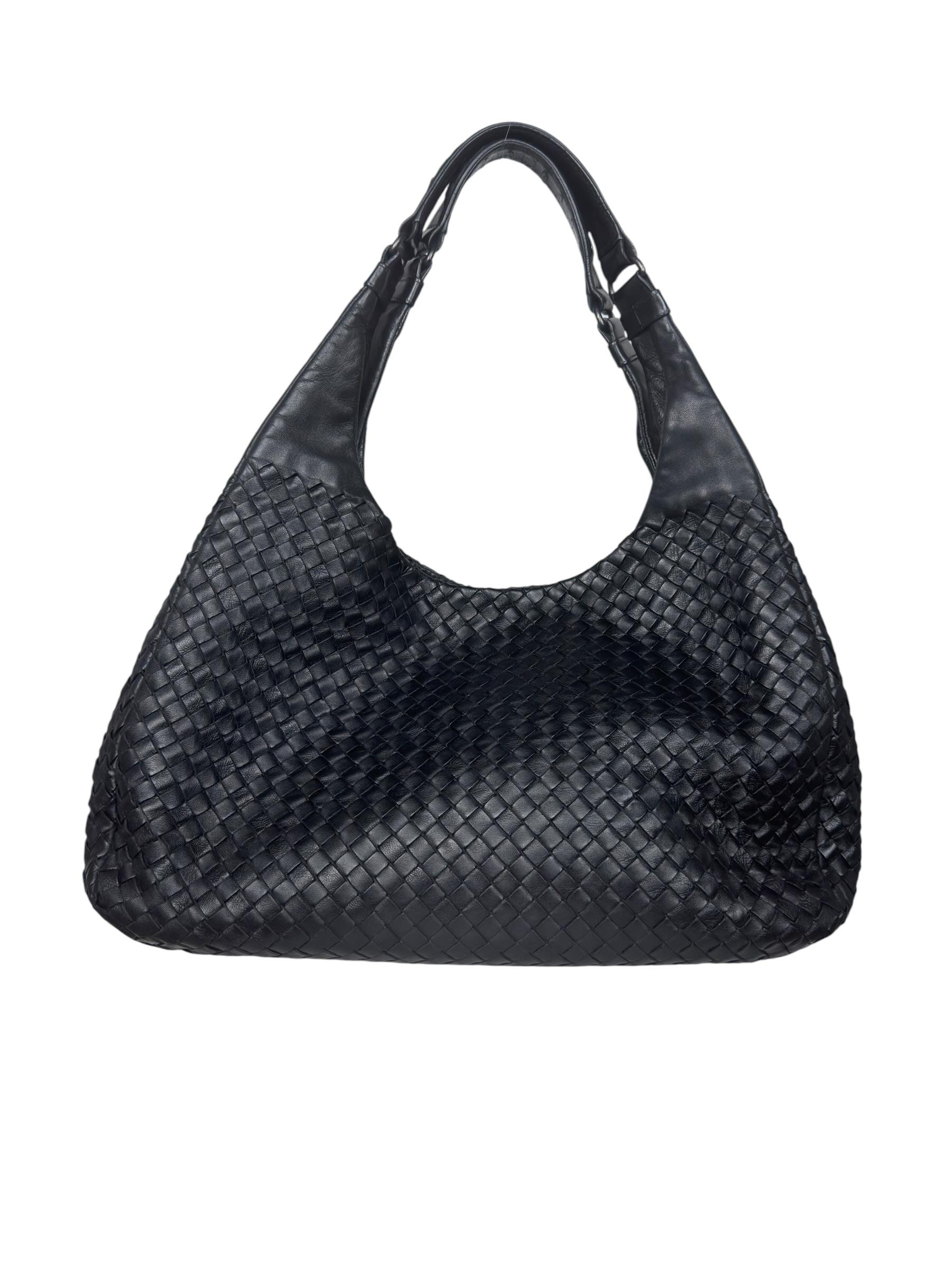BOTTEGA VENETA BLACK HOBO BAG