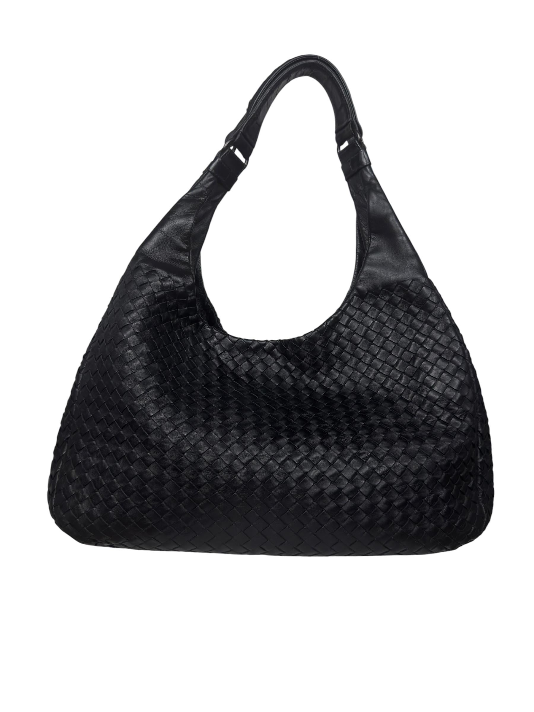BOTTEGA VENETA BLACK HOBO BAG