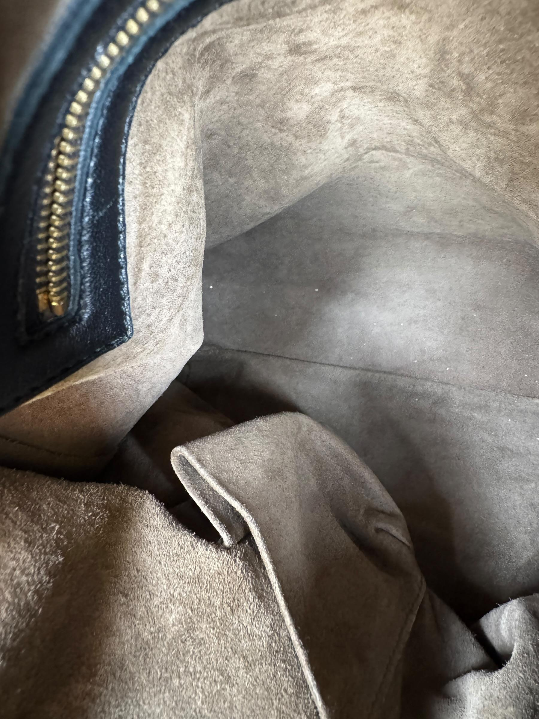 BOTTEGA VENETA BLACK INTRECCIATO WOVEN HOBO BAG