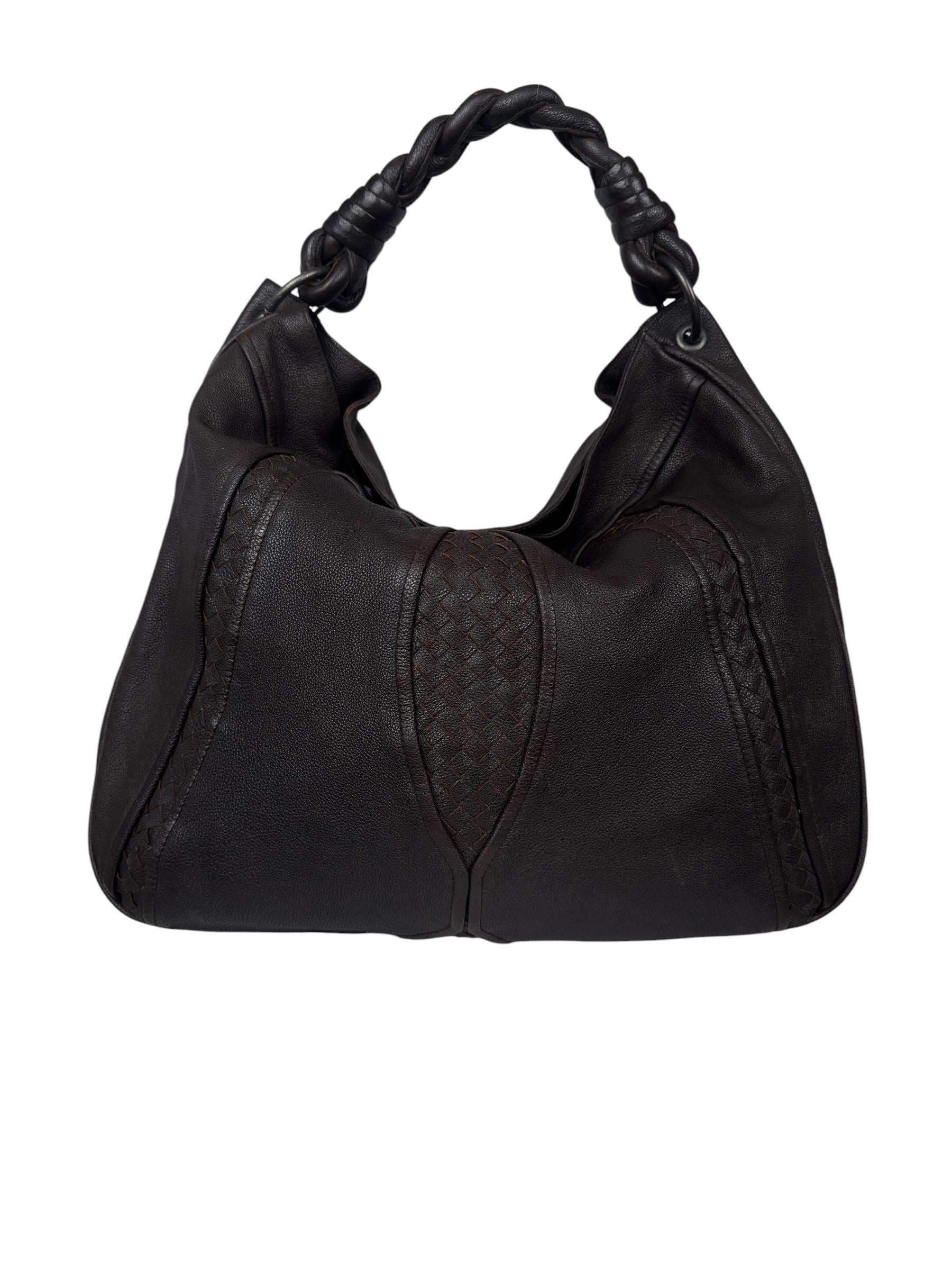 BOTTEGA VENETA BROWN HOBO BAG