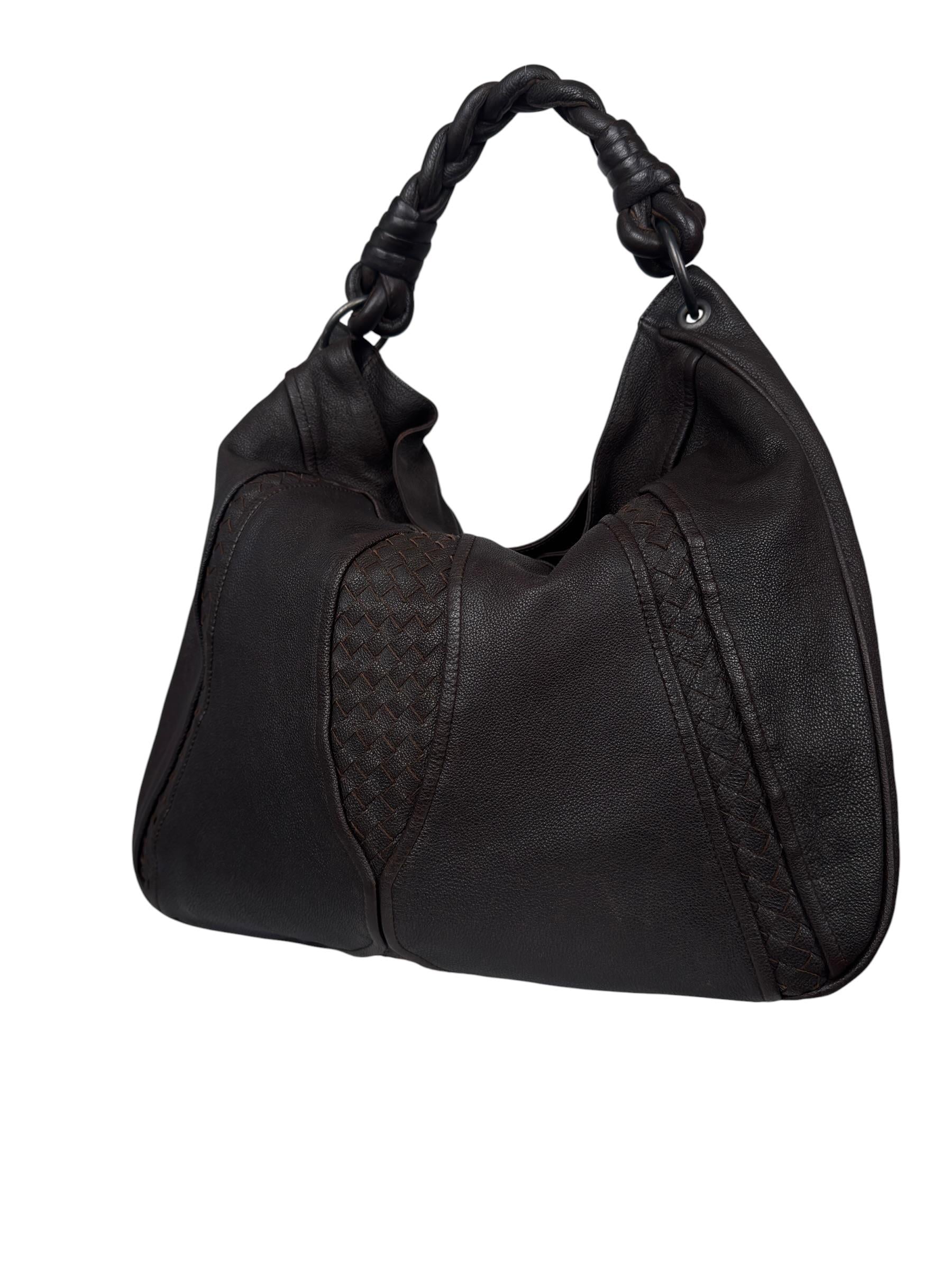 BOTTEGA VENETA BROWN HOBO BAG