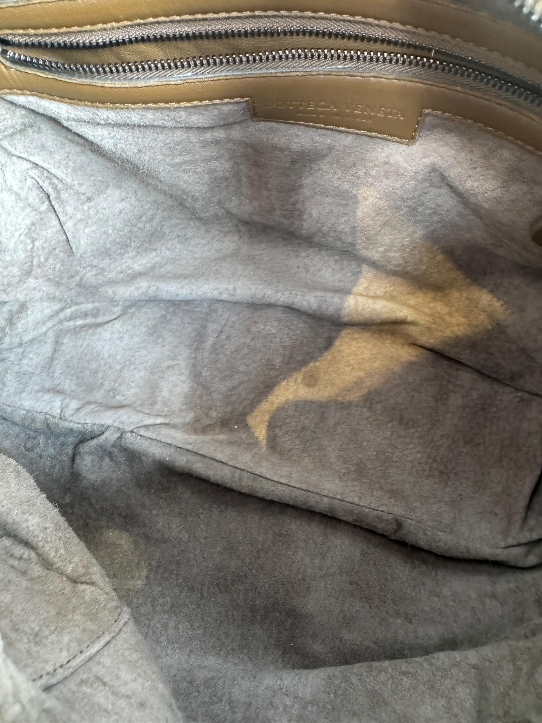 BOTTEGA VENETA BROWN INTRECCIATO HOBO BAG