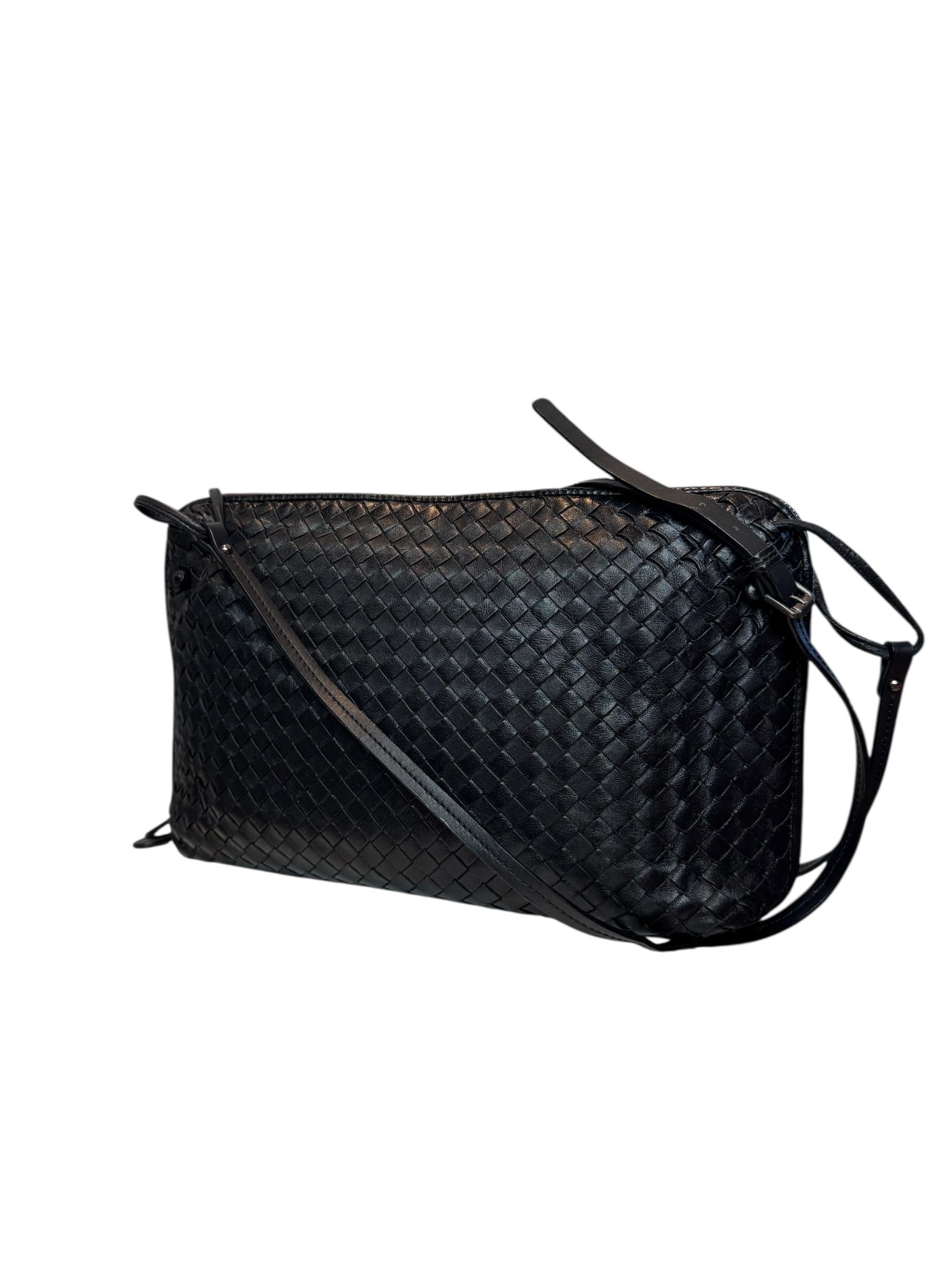 BOTTEGA VENETA INTERCIATO CROSSBODY BAG