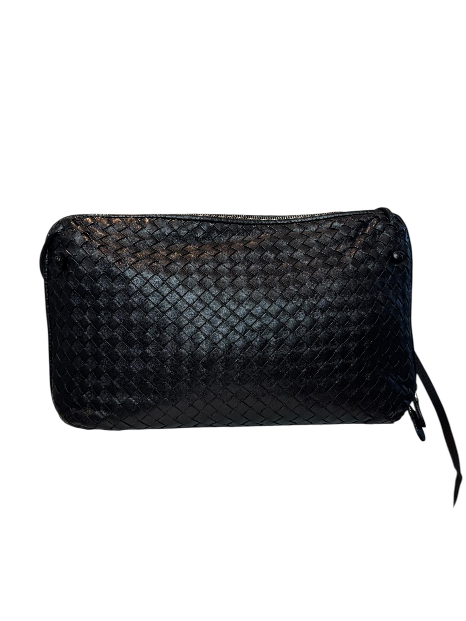 BOTTEGA VENETA INTERCIATO CROSSBODY BAG