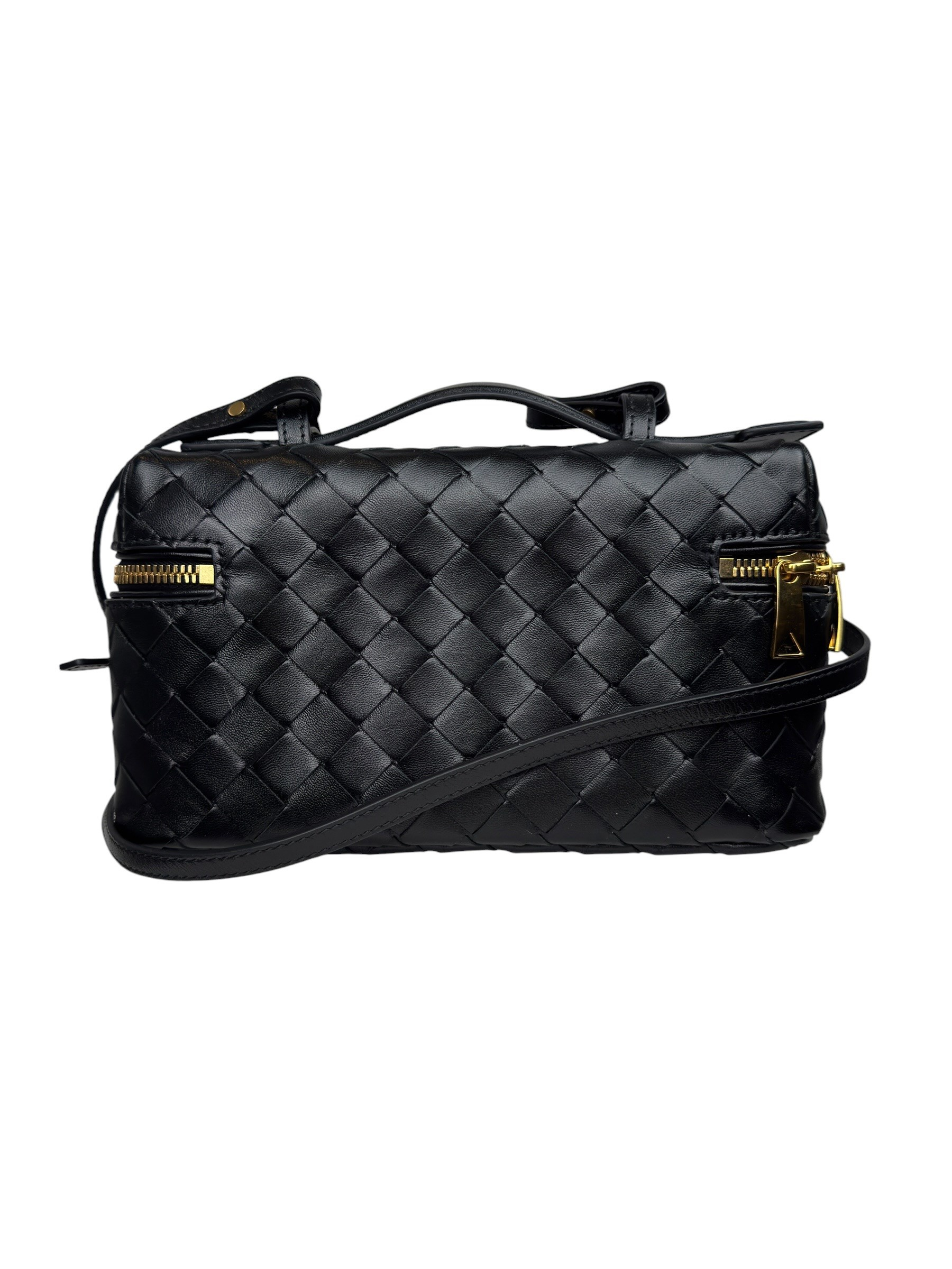BOTTEGA VENETA INTRECCIATO NAPPA WOVEN VANITY CASE