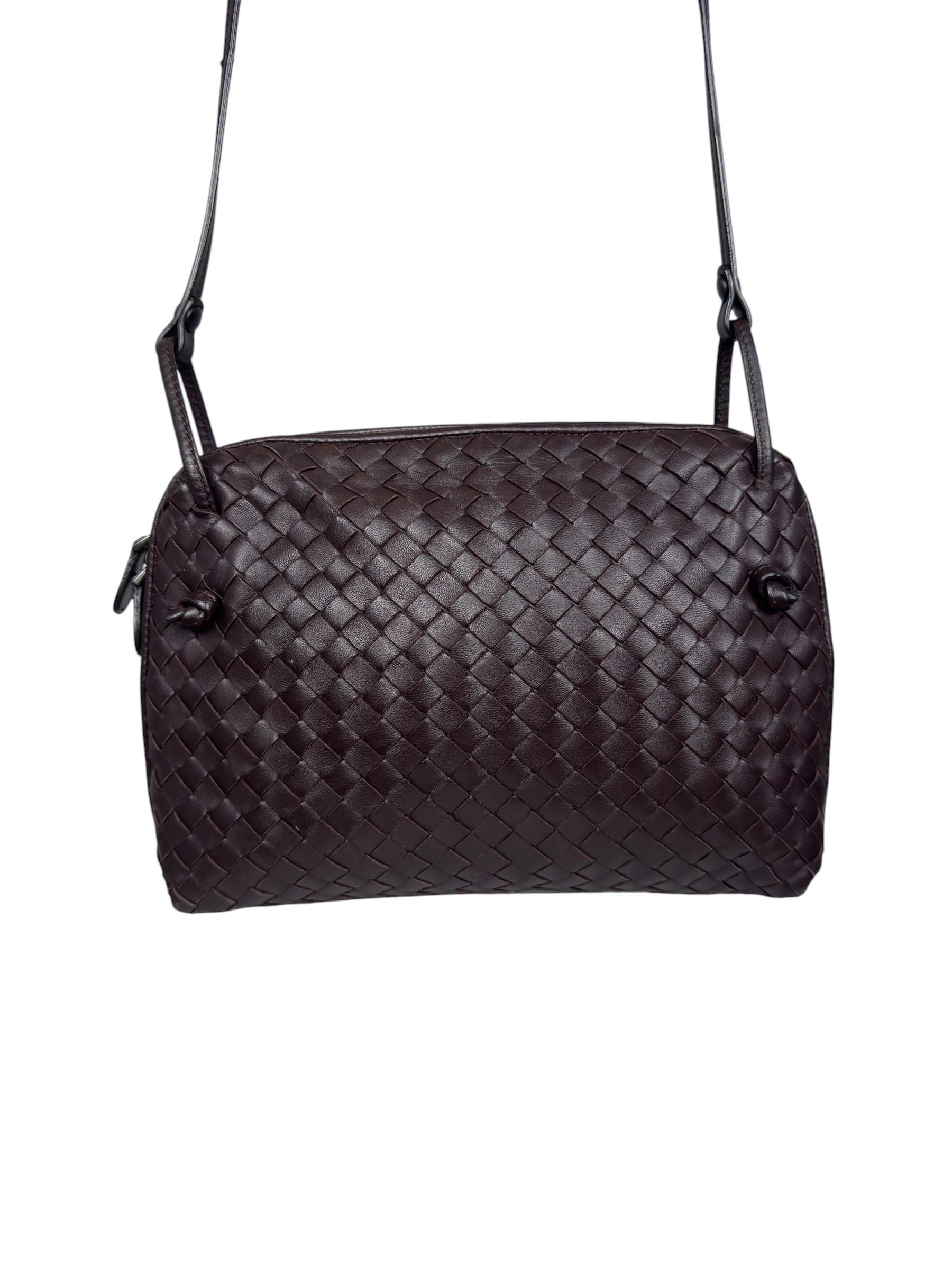 BOTTEGA VENETA INTRECCIATO NODINI CROSSBODY BAG
