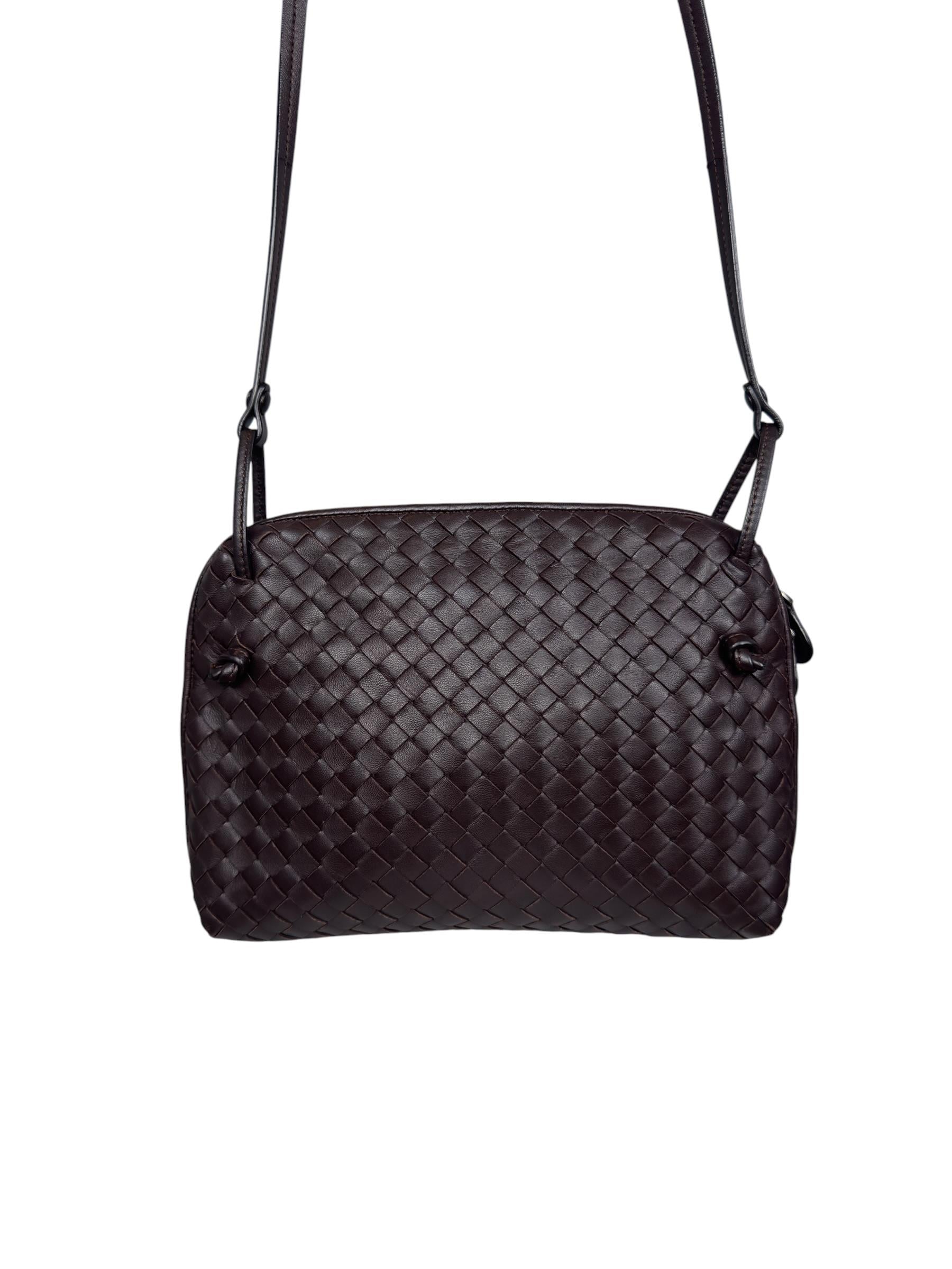 BOTTEGA VENETA INTRECCIATO NODINI CROSSBODY BAG